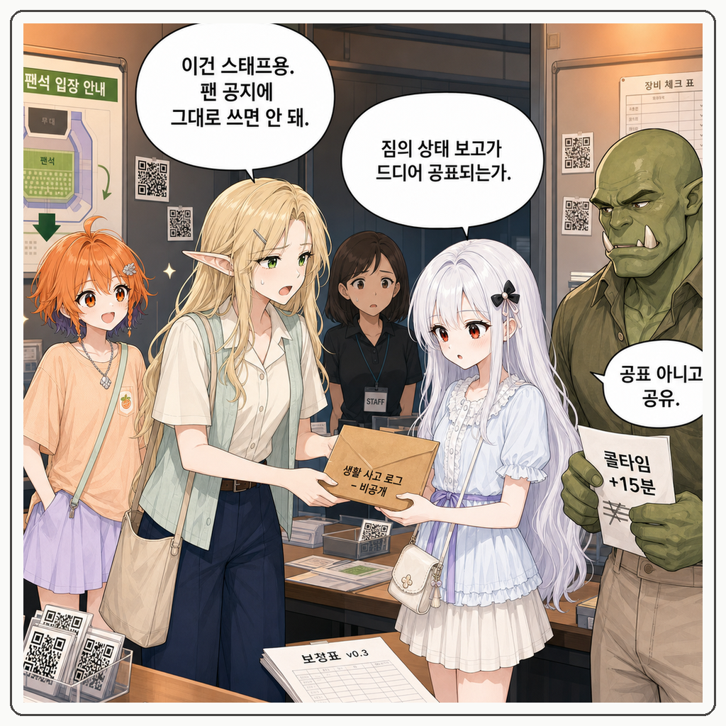 197화: 사고 로그가 먼저 팬석에 앉았다 (부제: 인간 기준표 밖은 팬서비스 문구가 아닙니다) 001컷