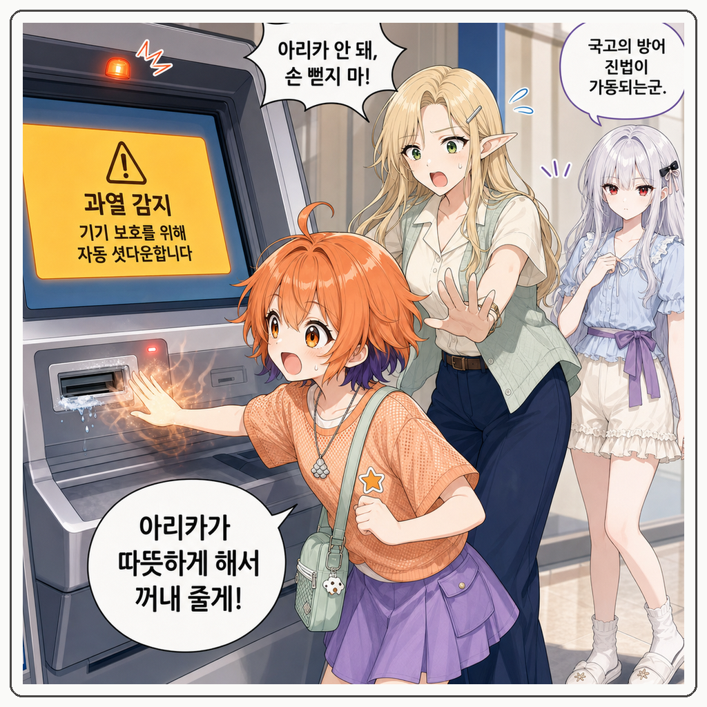 199화: 카드가 제단에 갇힌 날 (부제: 3%의 냉기는 기기 셧다운이 아니라 재발급 수수료입니다) 006컷