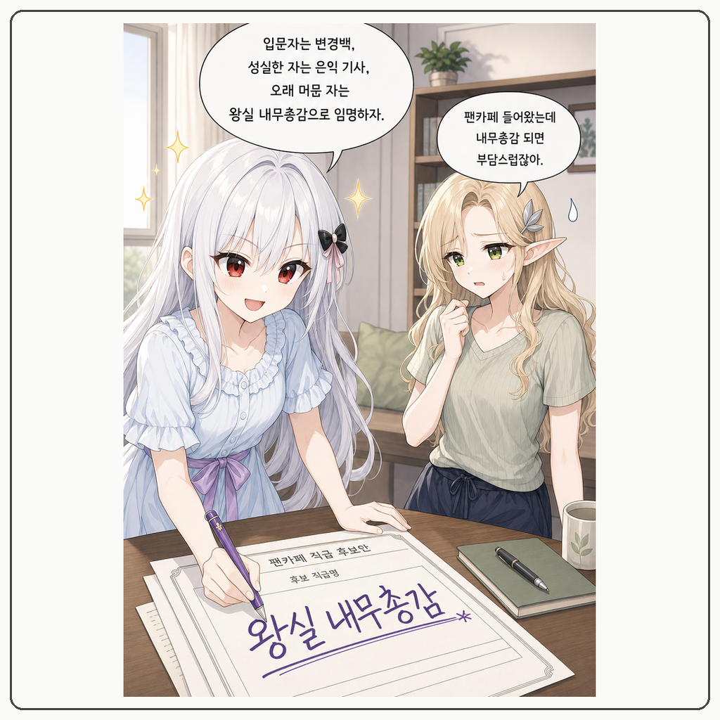 202화: 닉네임은 작위가 아닙니다 (부제: 팬카페 등급명 대소동) 003컷