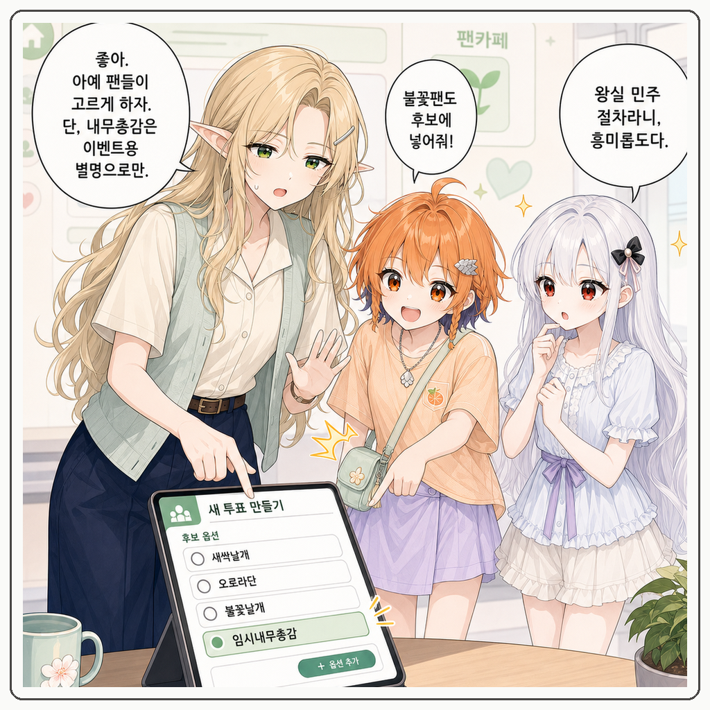 202화: 닉네임은 작위가 아닙니다 (부제: 팬카페 등급명 대소동) 009컷