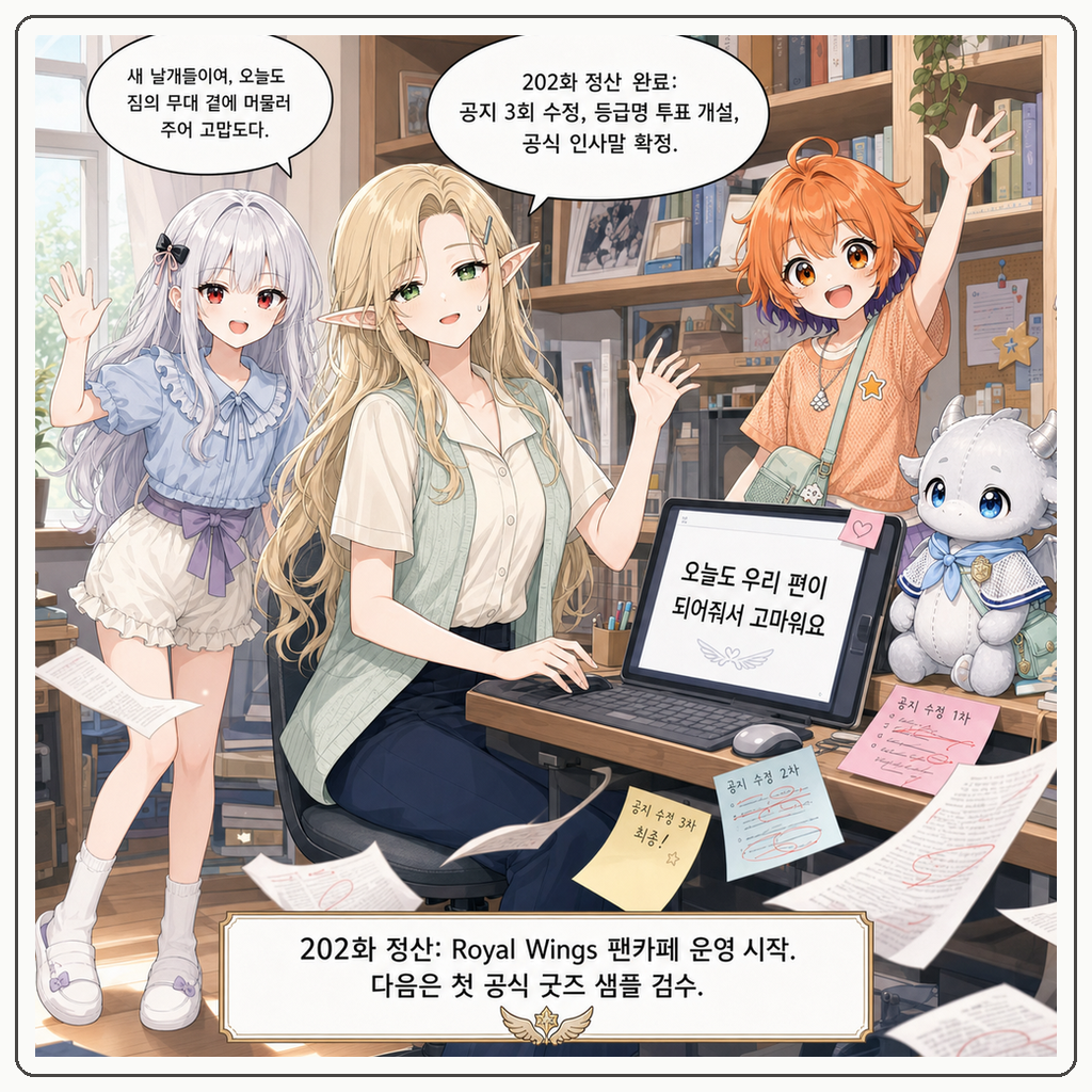 202화: 닉네임은 작위가 아닙니다 (부제: 팬카페 등급명 대소동) 010컷