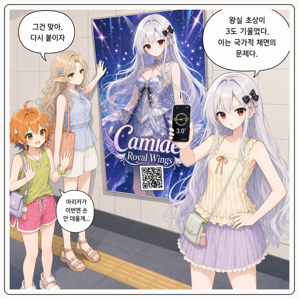 204화: 지하철 포스터의 왕실 검열 (부제: QR 코드는 비밀 문장이 아닙니다) 011컷