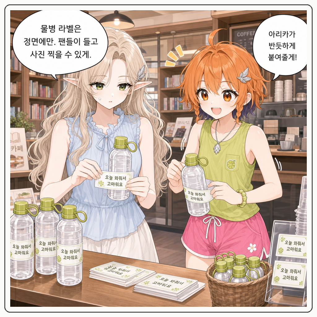 205화: 번호표는 왕실 초대장이 아닙니다 (부제: 팬사인회 준비의 작은 전쟁) 005컷