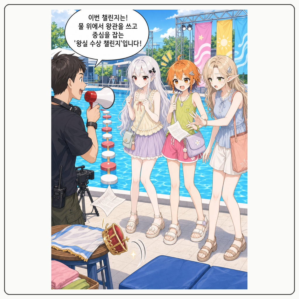 211화: 예능 챌린지, 짐의 보정표 001컷