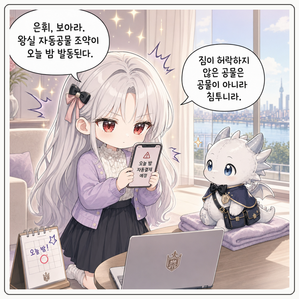 자동공물 해지령 001컷