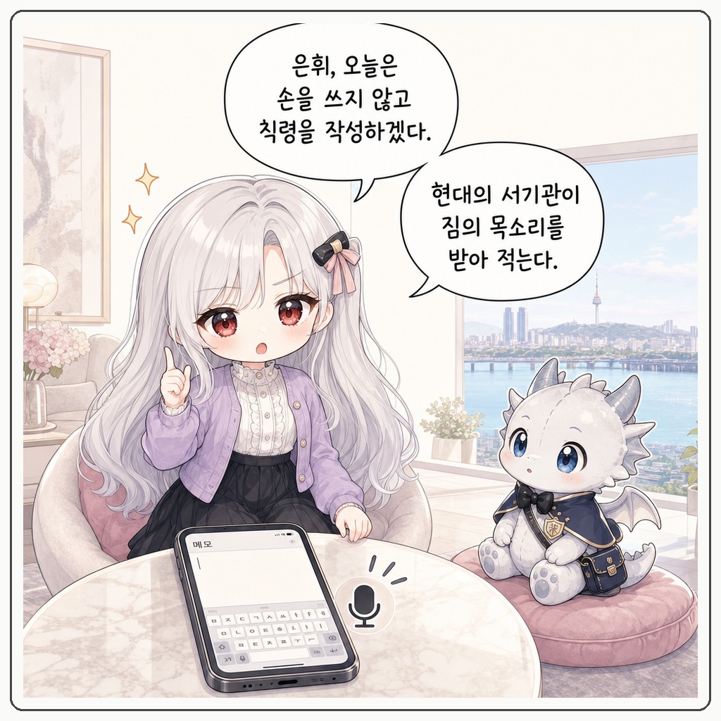 음성 입력 칙령 001컷