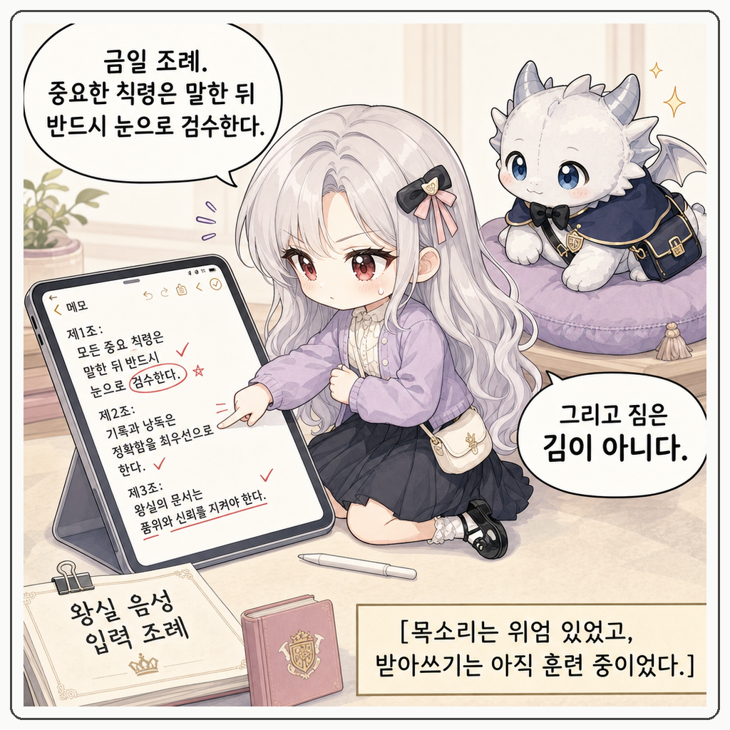 음성 입력 칙령 004컷