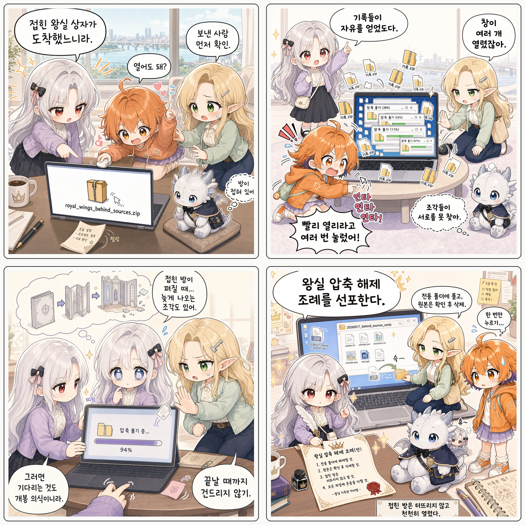 압축 상자 개봉령 합본