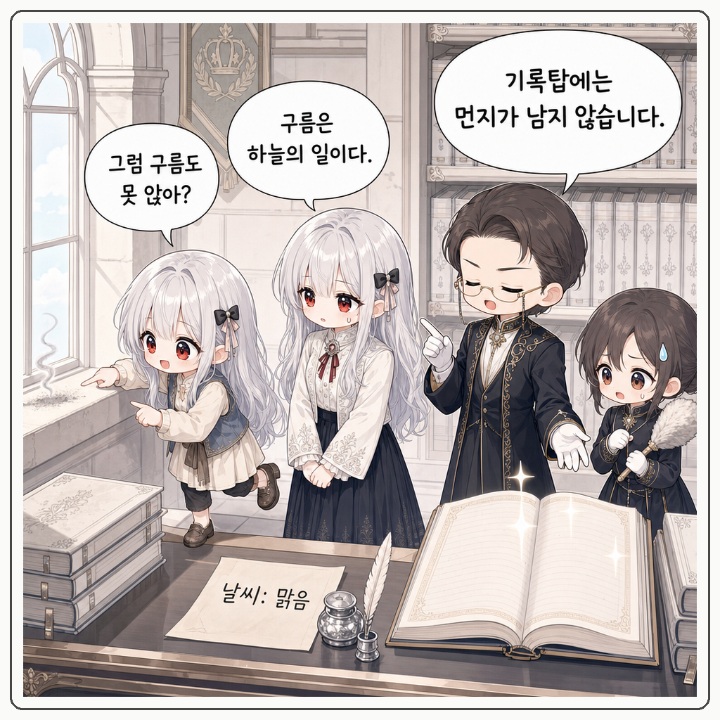 구름 먼지는 장부에 안 붙었다 001컷