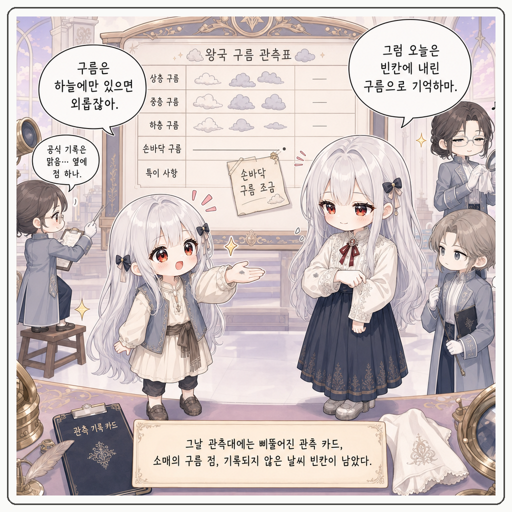 구름 관측대의 빈칸 004컷