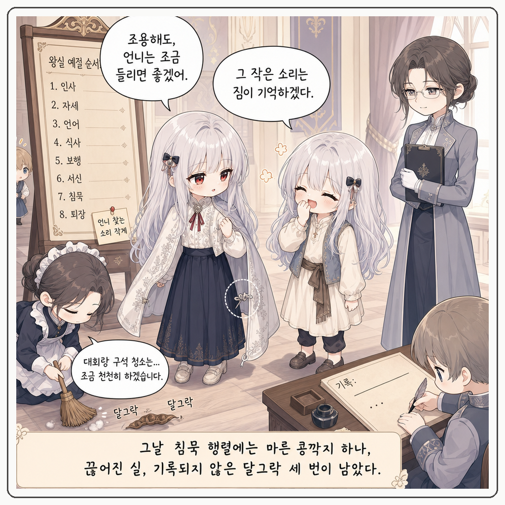 조용한 줄이 달그락했다 004컷