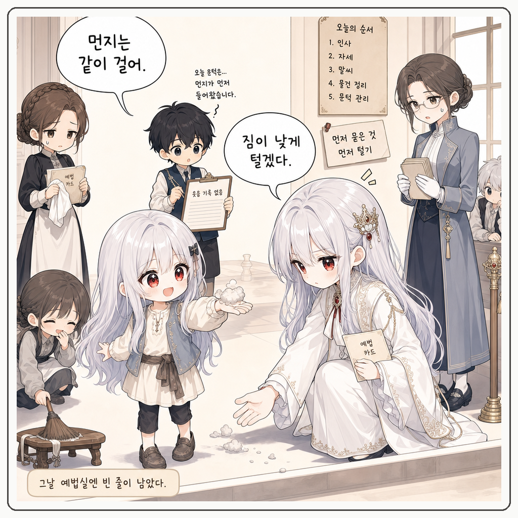 문턱 먼지가 먼저 들어왔다 004컷