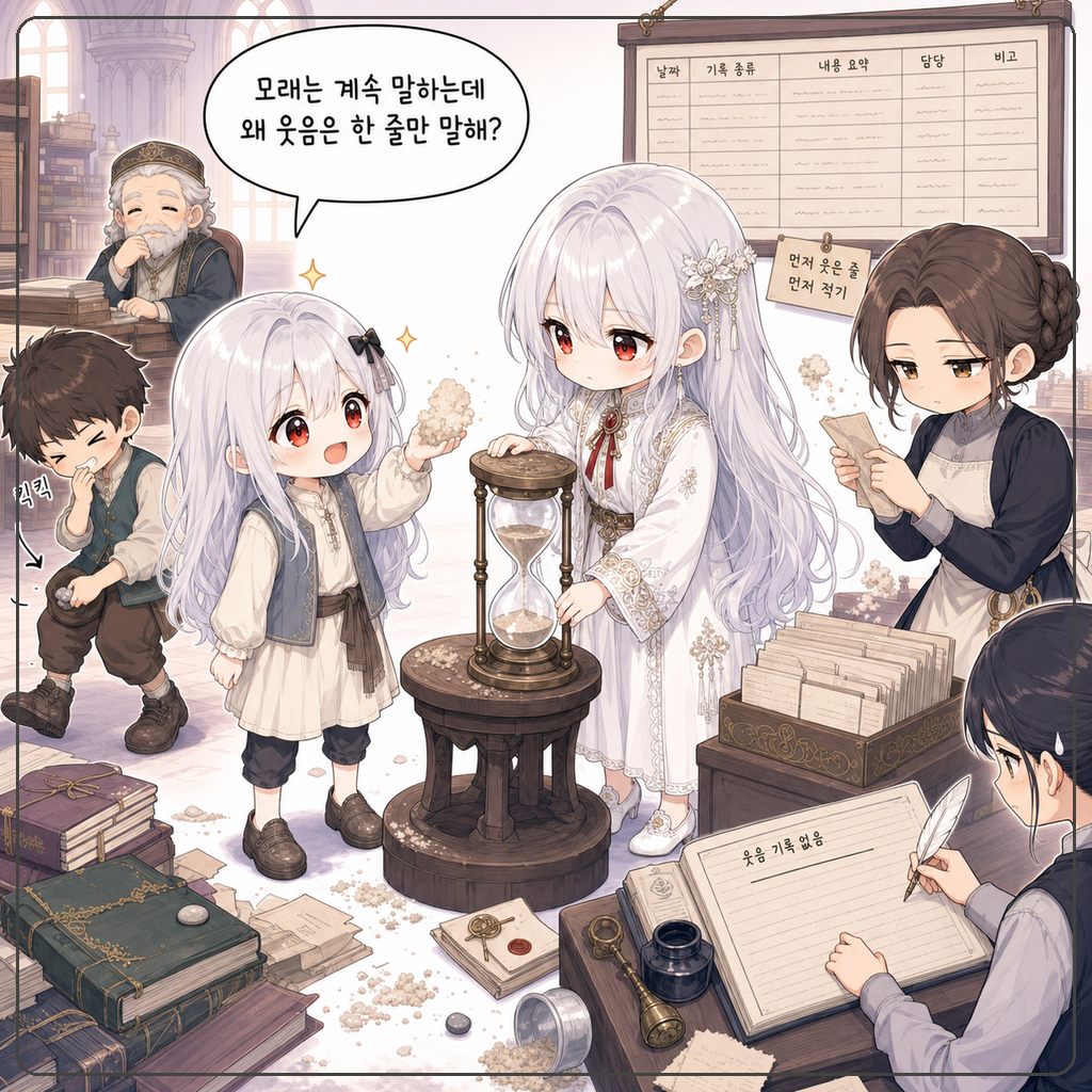 모래가 먼저 떨어졌다 004컷