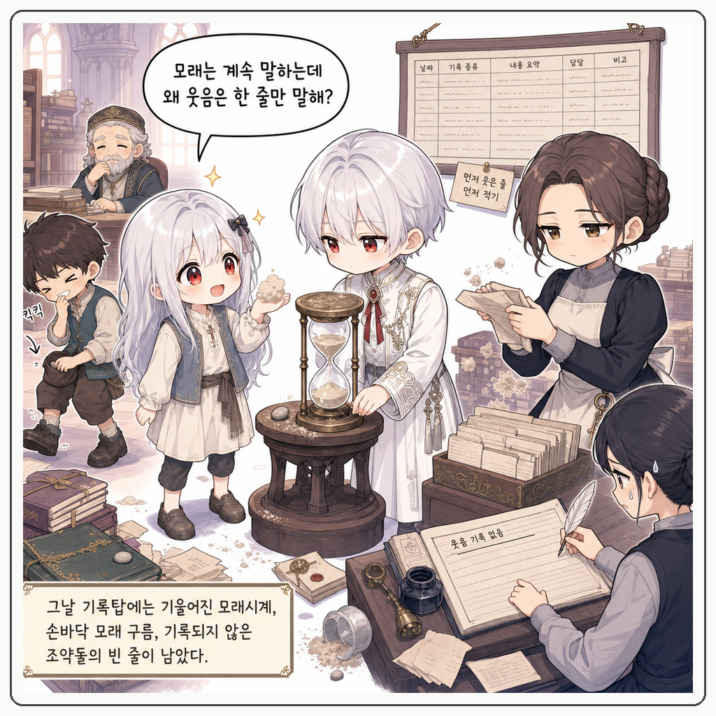 모래가 먼저 떨어졌다 005컷