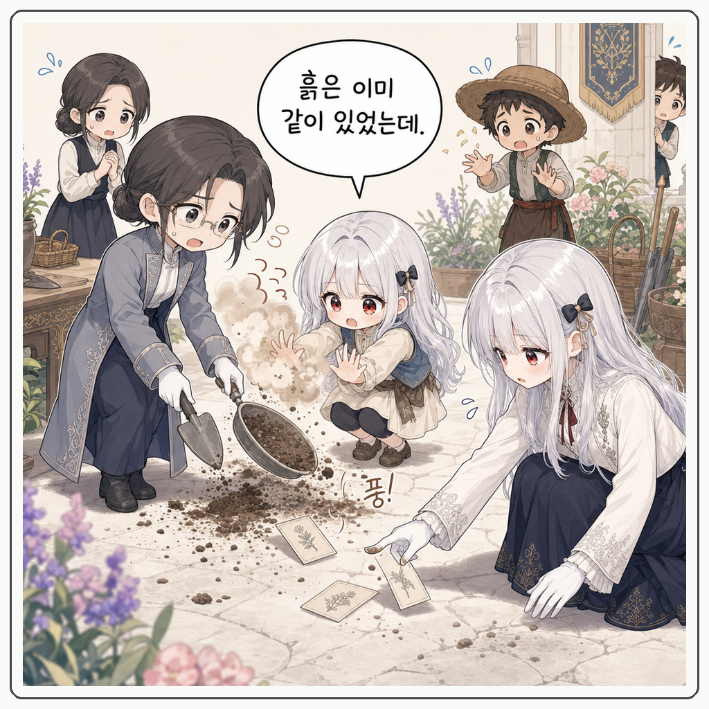 작은 삽이 먼저 흙을 물었다 003컷