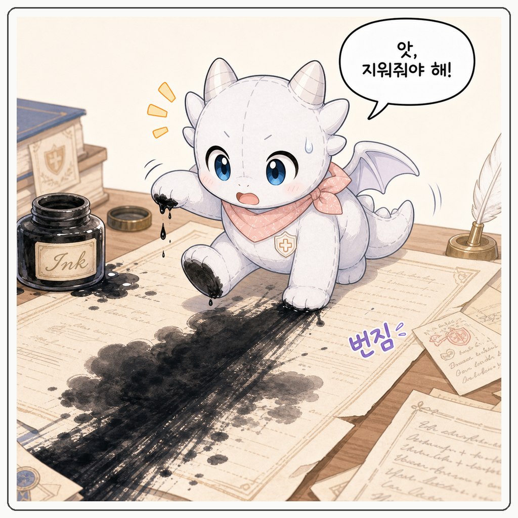은빛 꼬리의 서툰 붓질 002컷