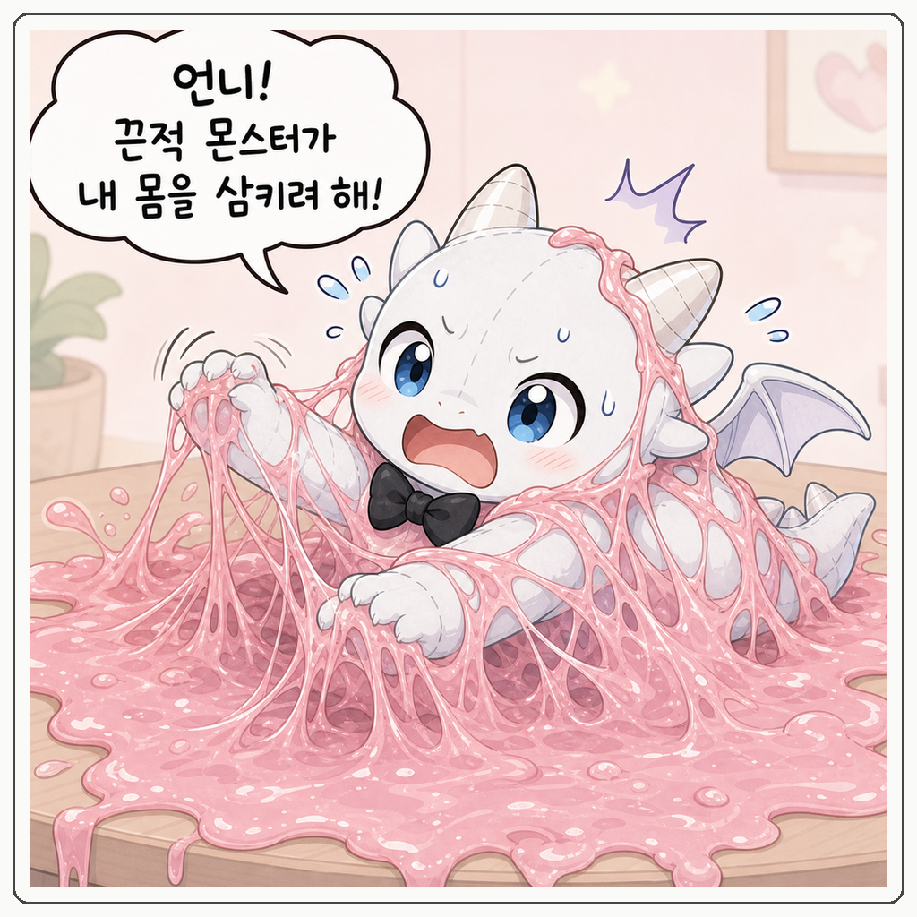끈적끈적 핑크 몬스터 002컷