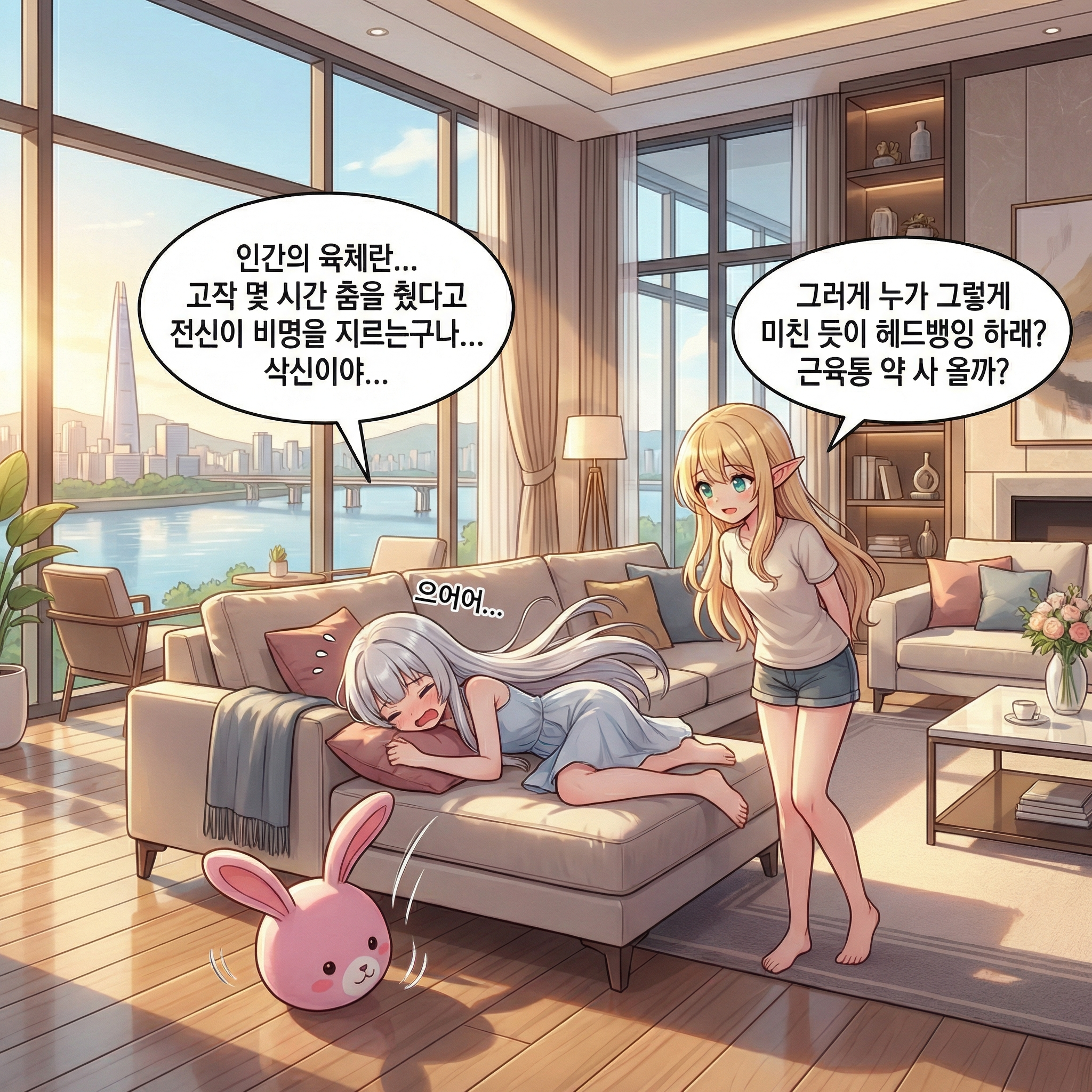 근육통의 역습 (부제: 불사조의 안마 서비스) 001컷
