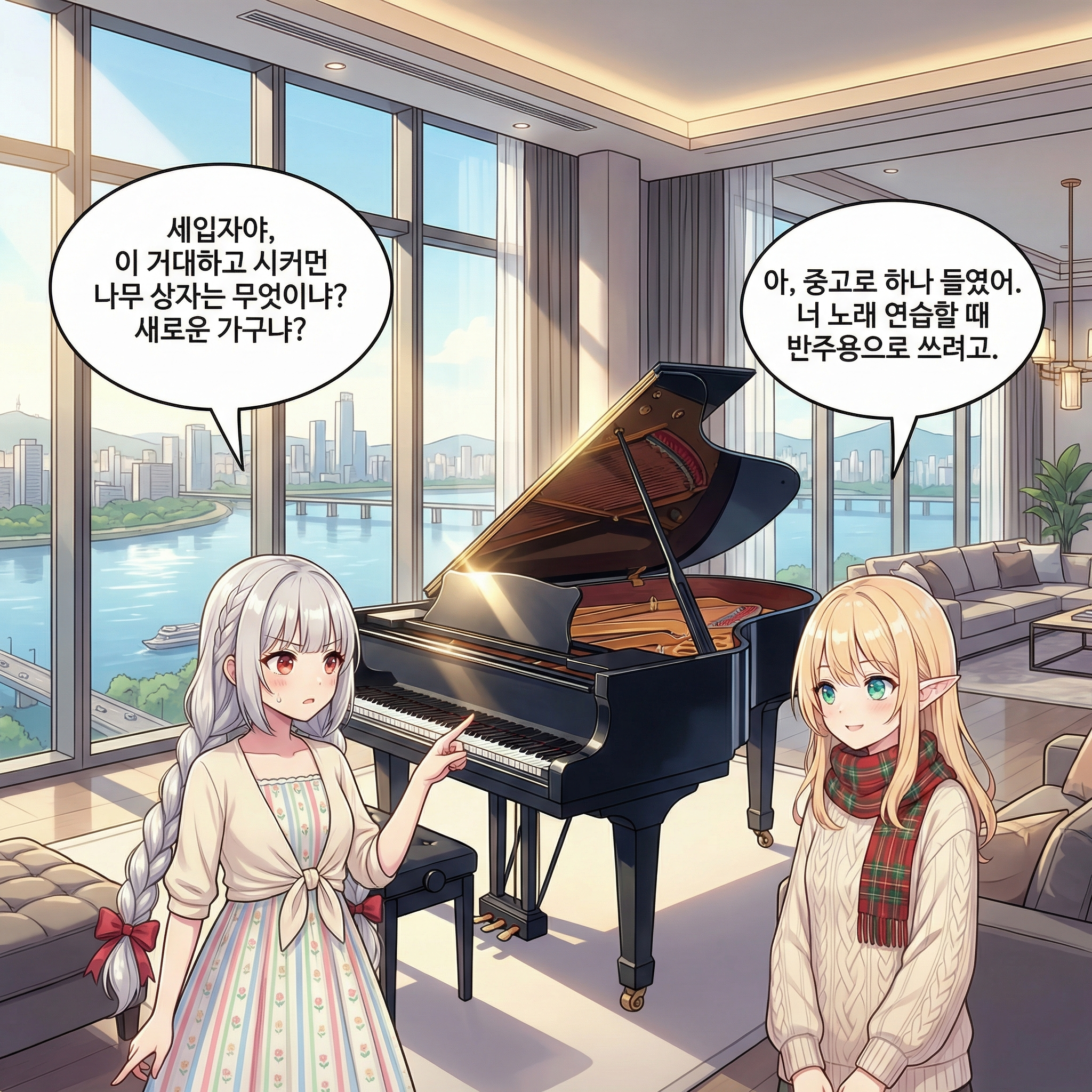 검은 나무 상자의 노래 (부제: 나의 첫 피아노) 001컷