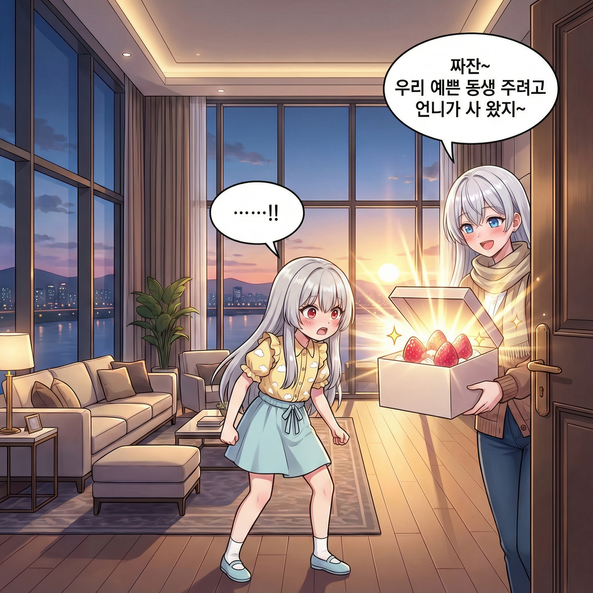만남의 서막 (부제: 딸기 케이크의 위력) 005컷