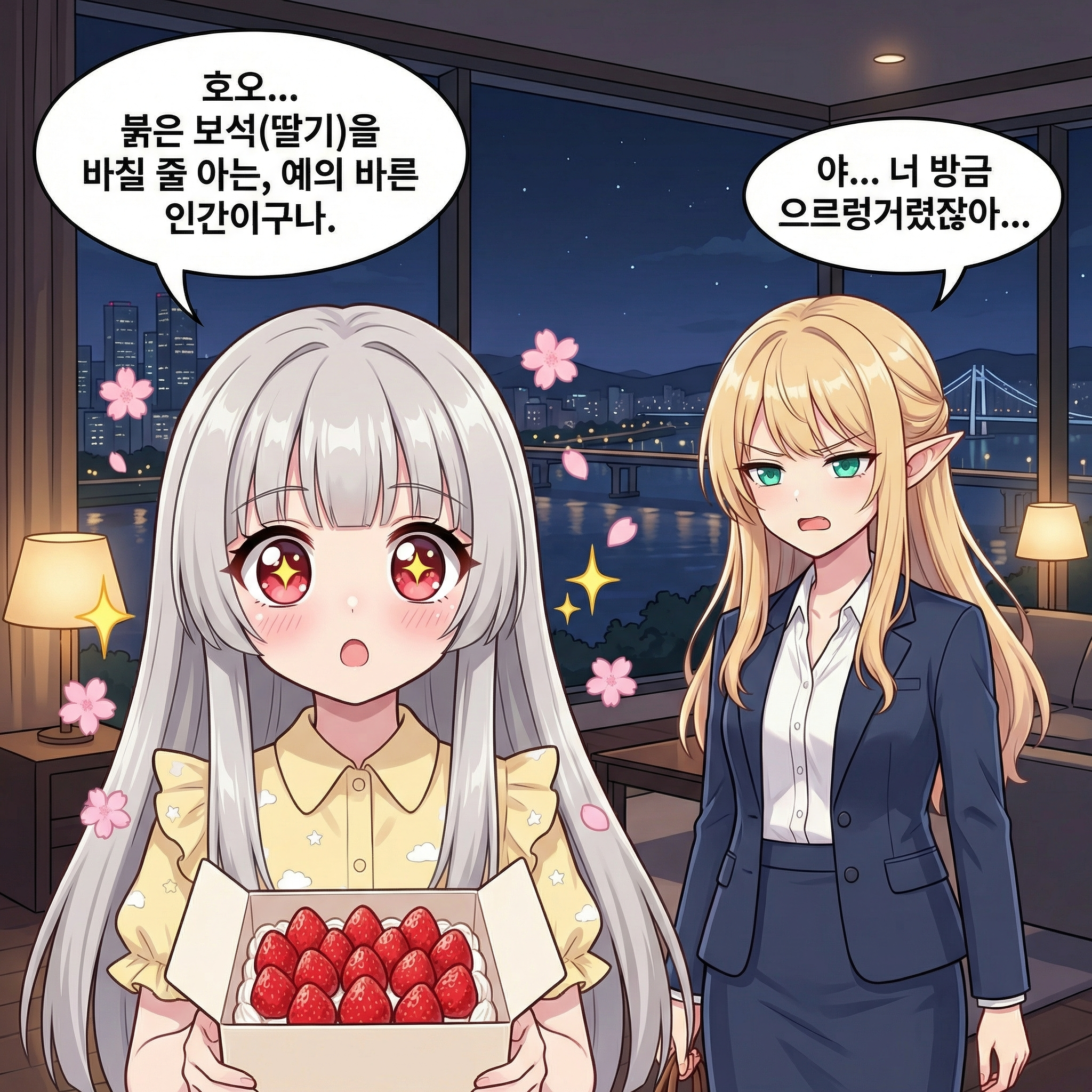 만남의 서막 (부제: 딸기 케이크의 위력) 006컷