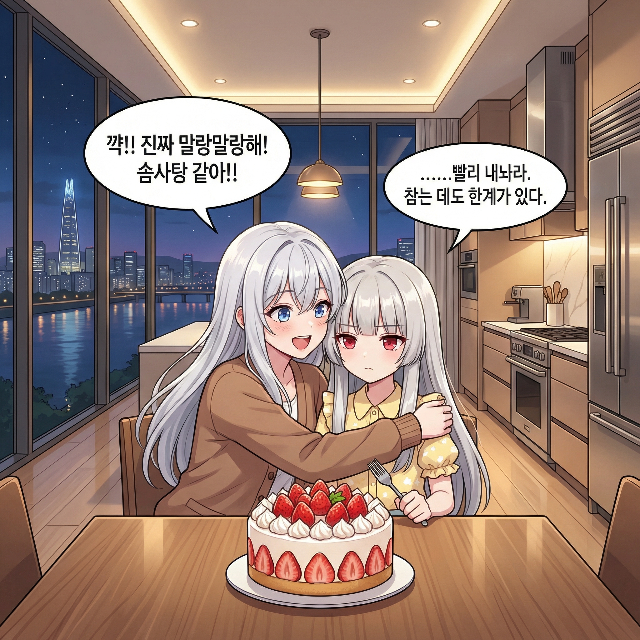만남의 서막 (부제: 딸기 케이크의 위력) 007컷