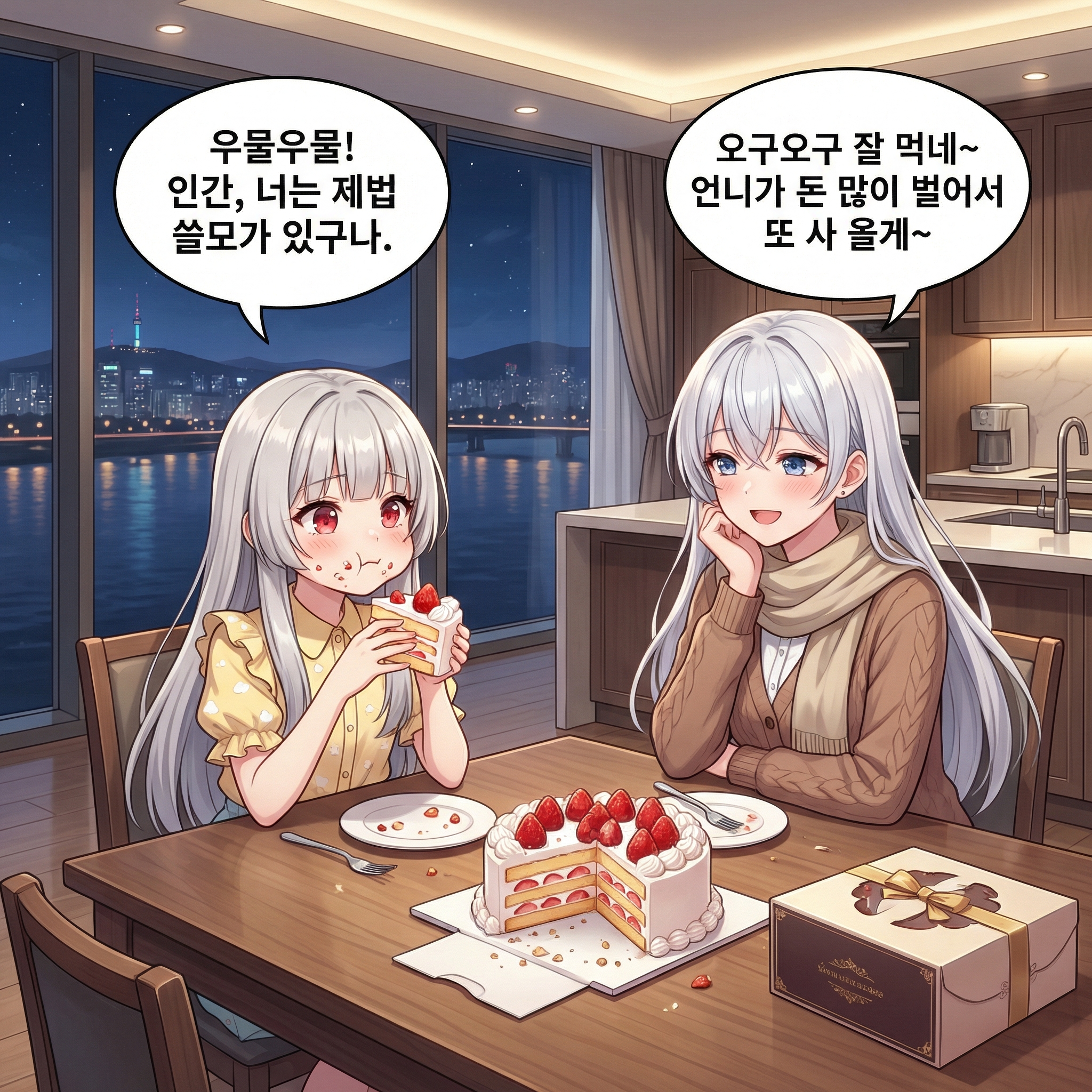 만남의 서막 (부제: 딸기 케이크의 위력) 008컷