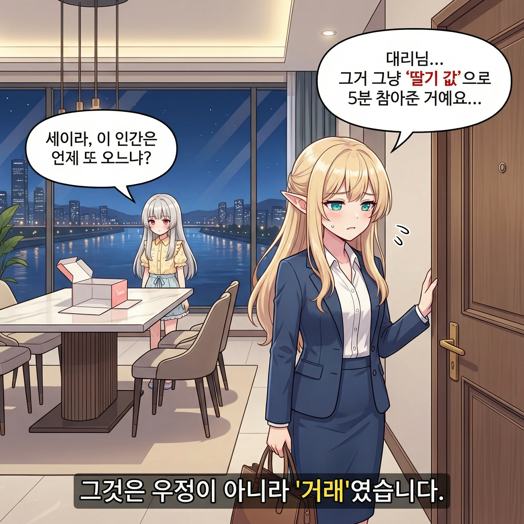 만남의 서막 (부제: 딸기 케이크의 위력) 010컷