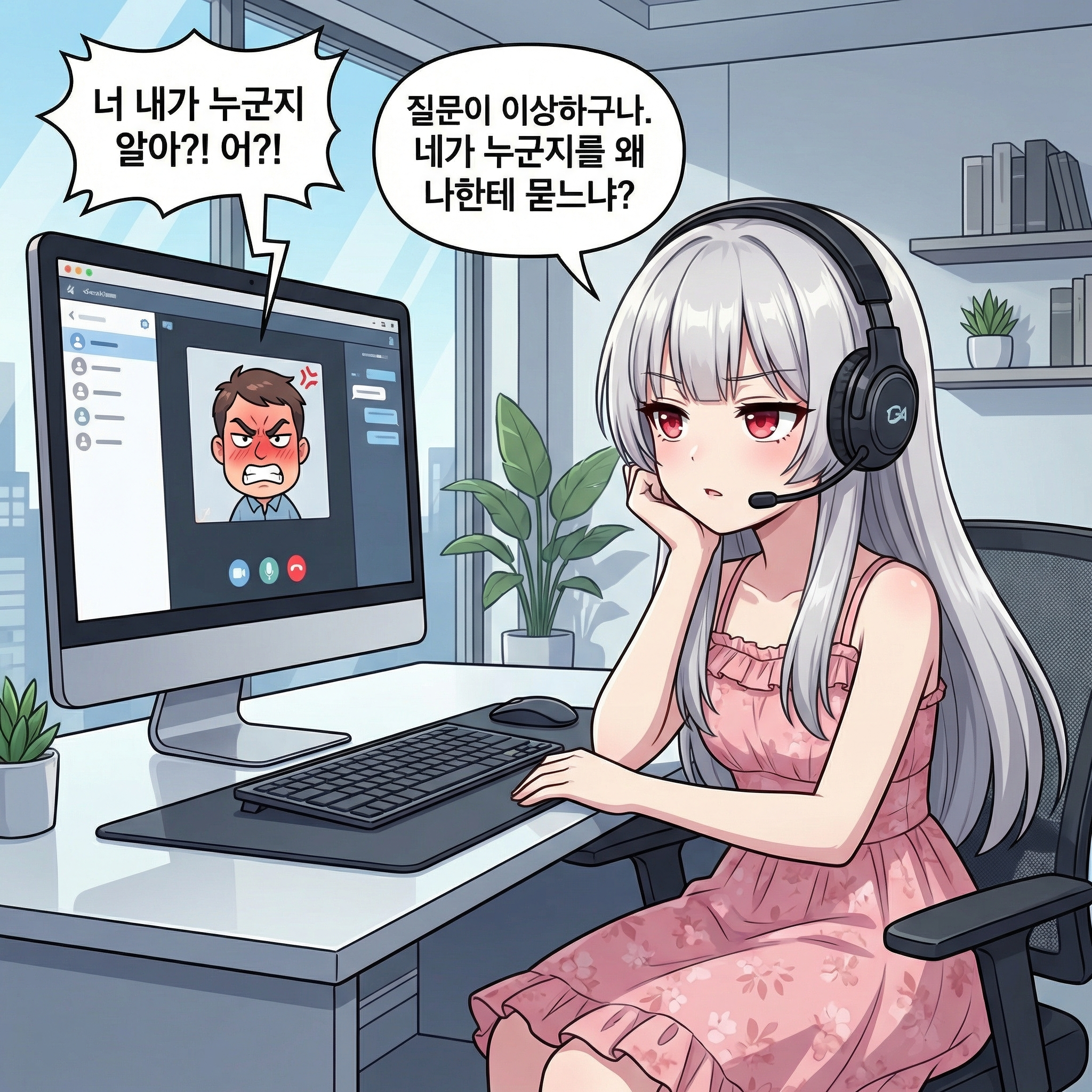 용의 고객 응대 (수정본: 냉미녀의 참교육) 004컷
