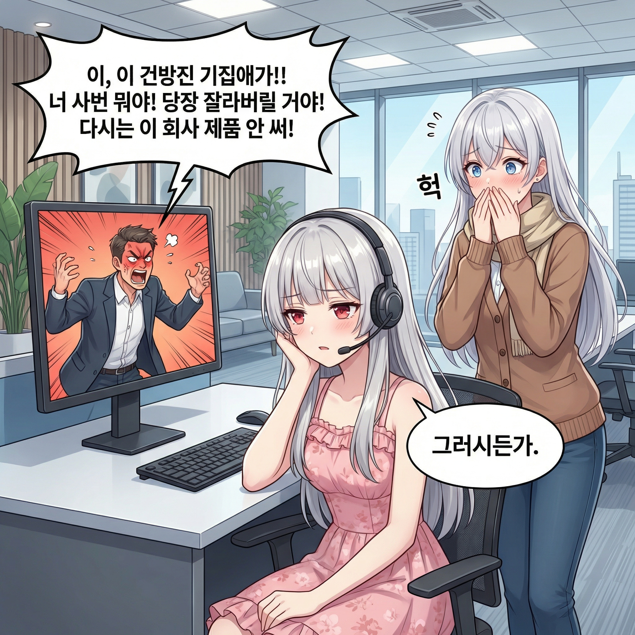 용의 고객 응대 (수정본: 냉미녀의 참교육) 006컷