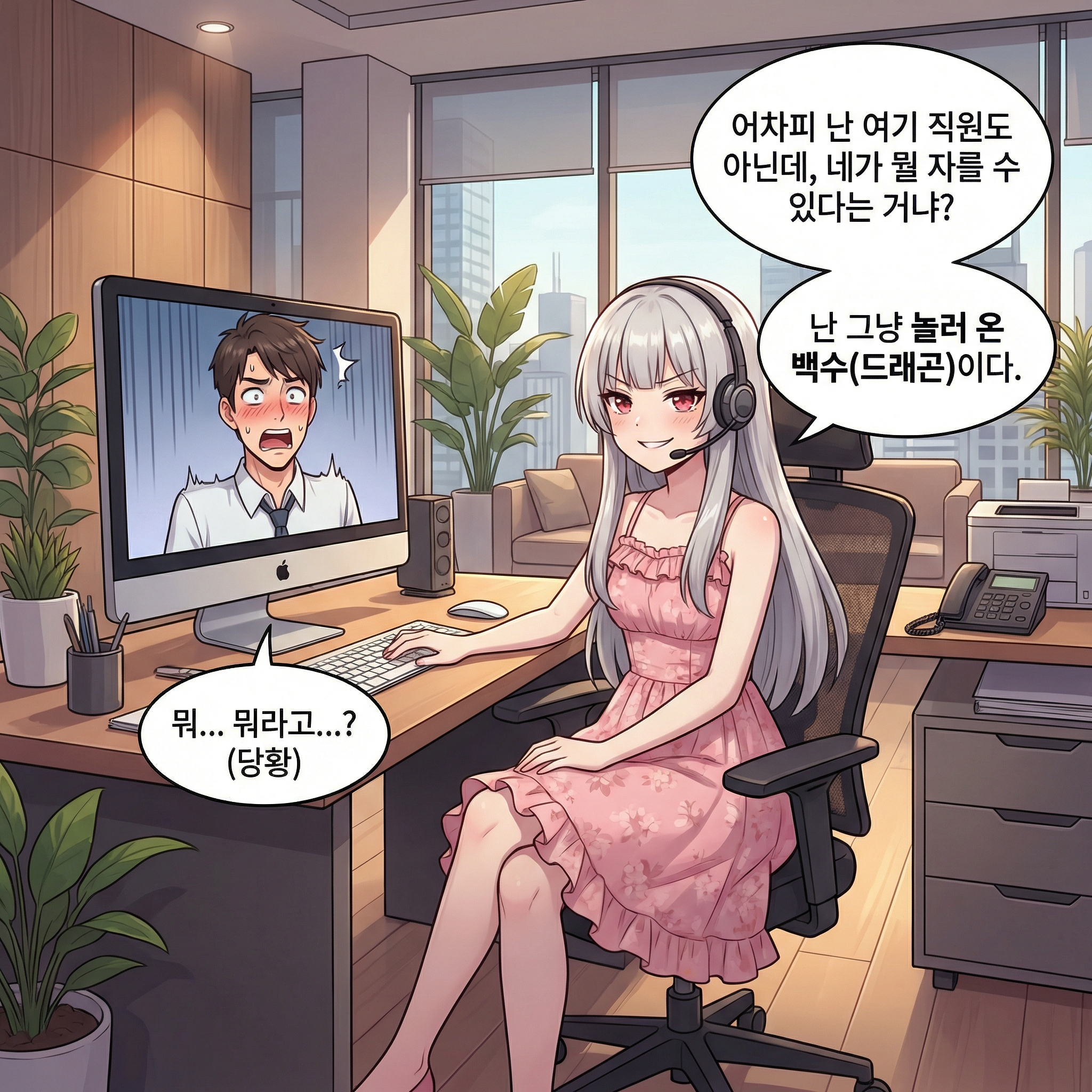 용의 고객 응대 (수정본: 냉미녀의 참교육) 007컷