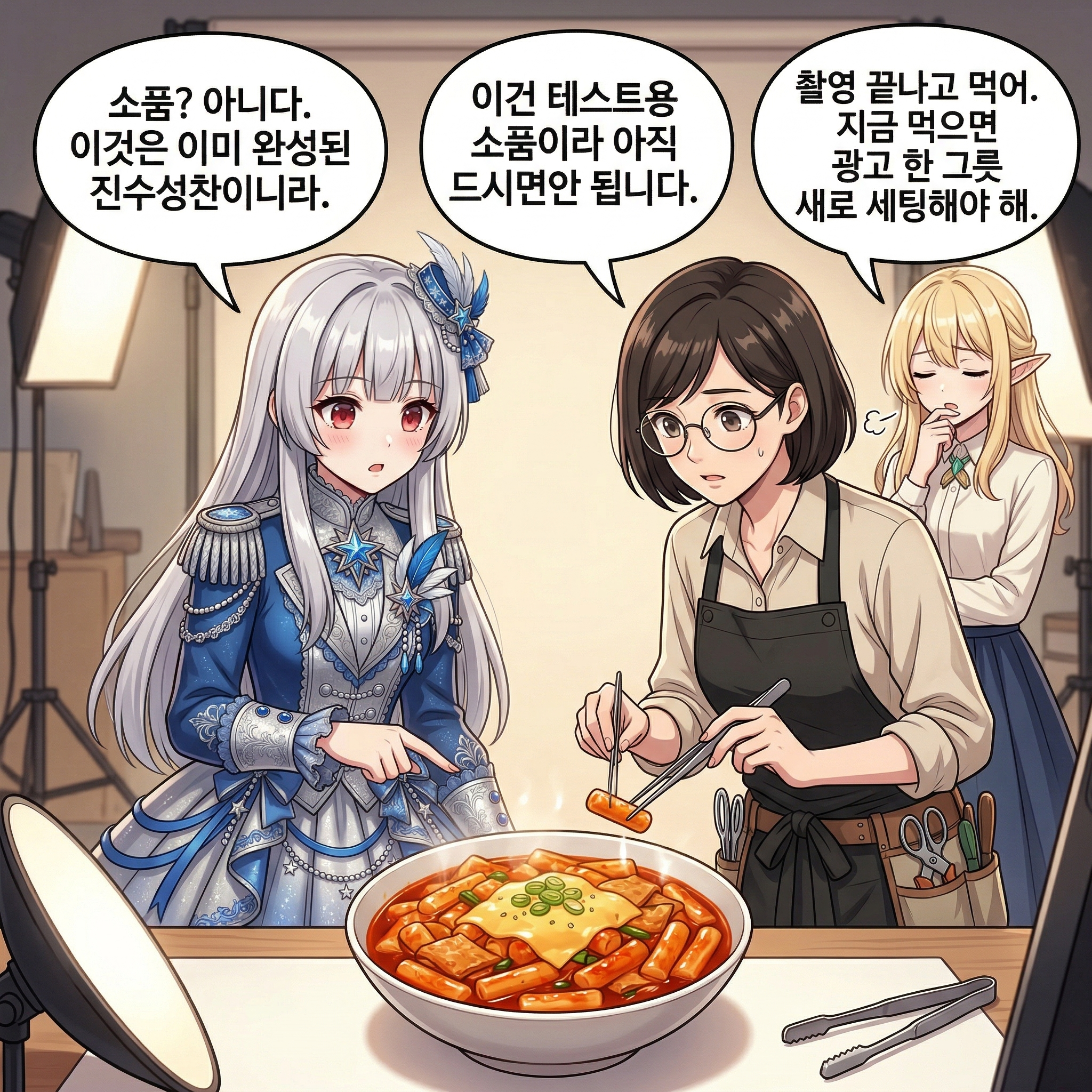112화: 붉은 앞치마의 은룡 (부제: 분식집 하루 체험은 왜 늘 전쟁이 되는가) 002컷