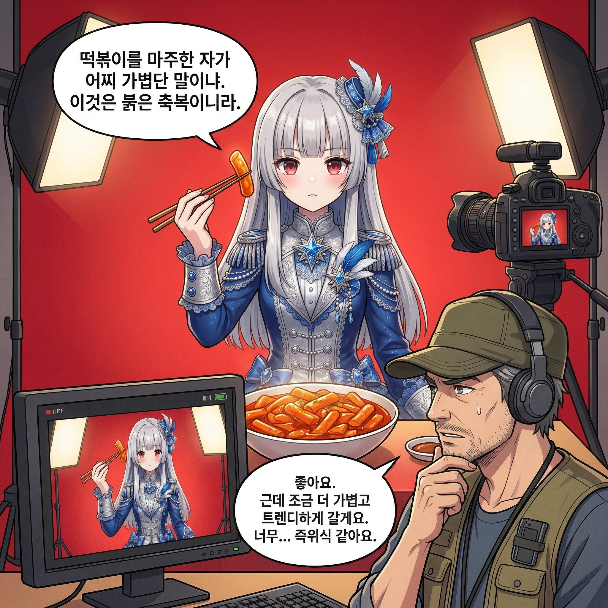 112화: 붉은 앞치마의 은룡 (부제: 분식집 하루 체험은 왜 늘 전쟁이 되는가) 003컷