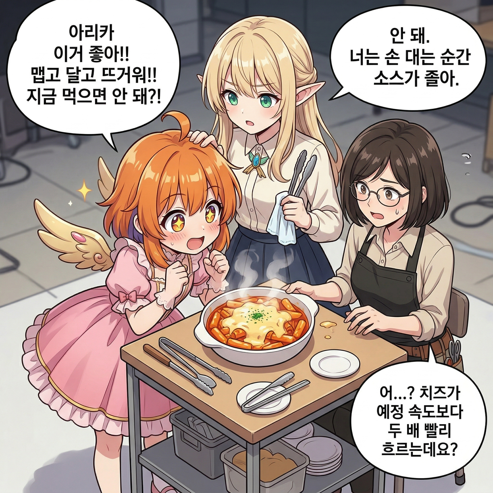 112화: 붉은 앞치마의 은룡 (부제: 분식집 하루 체험은 왜 늘 전쟁이 되는가) 004컷