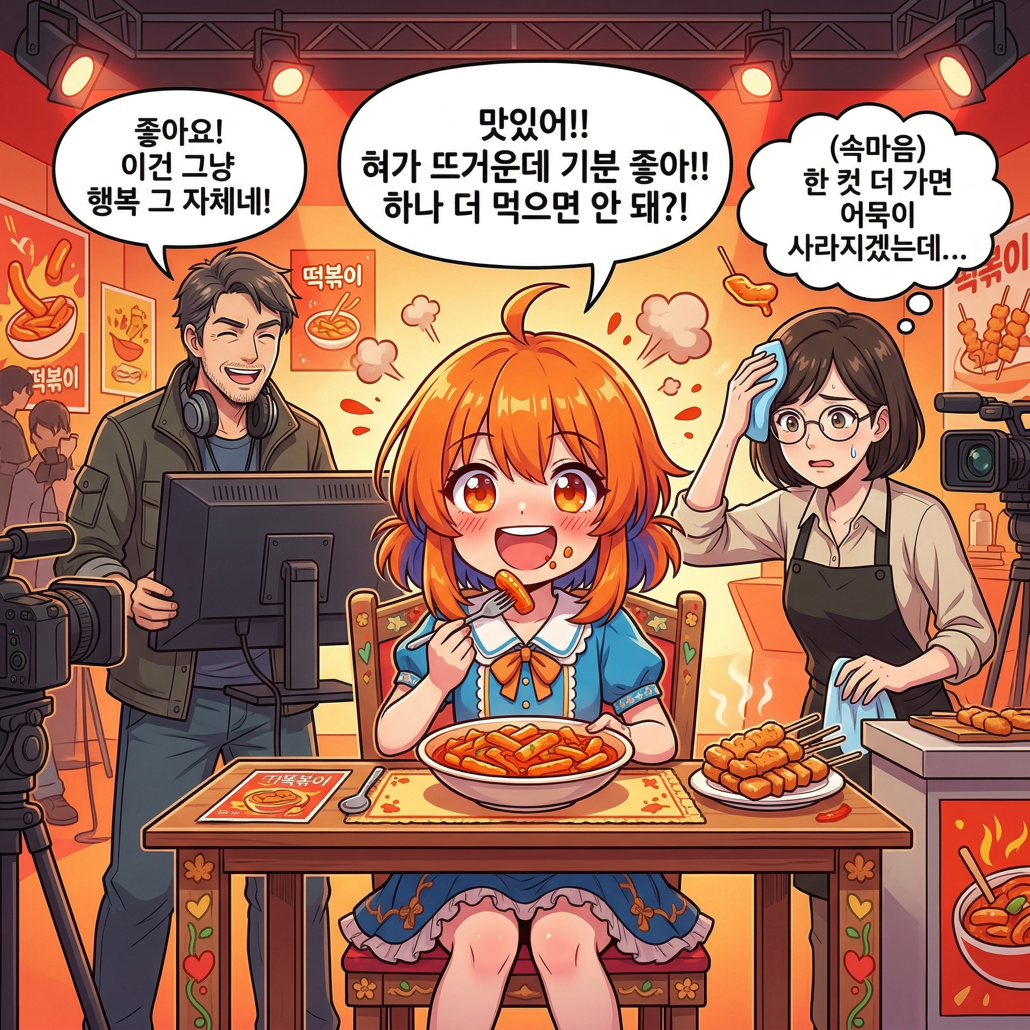 112화: 붉은 앞치마의 은룡 (부제: 분식집 하루 체험은 왜 늘 전쟁이 되는가) 008컷