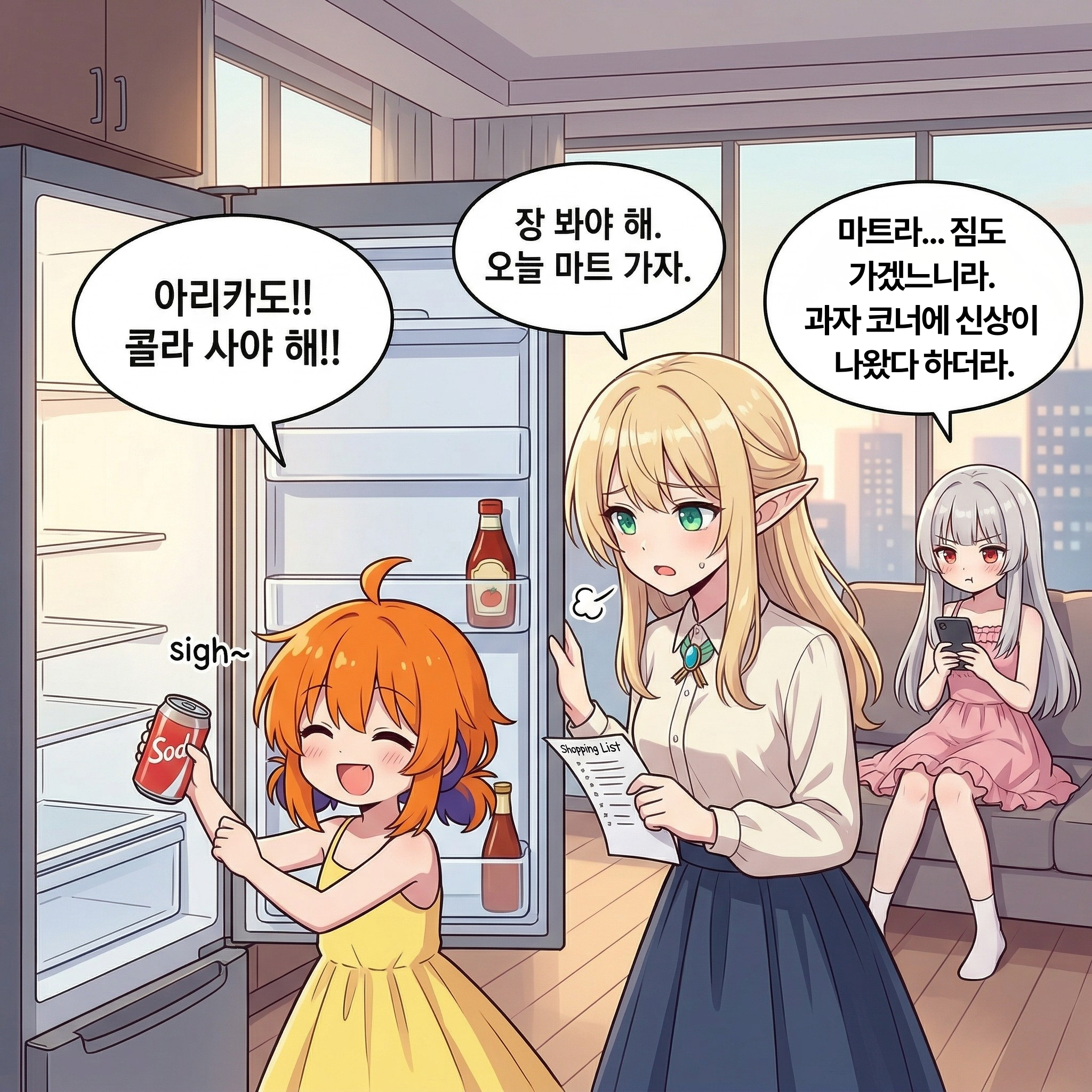 117화: 벚꽃 아래의 게릴라 (부제: 꽃구경 왔다가 팬미팅이 되었다) 001컷