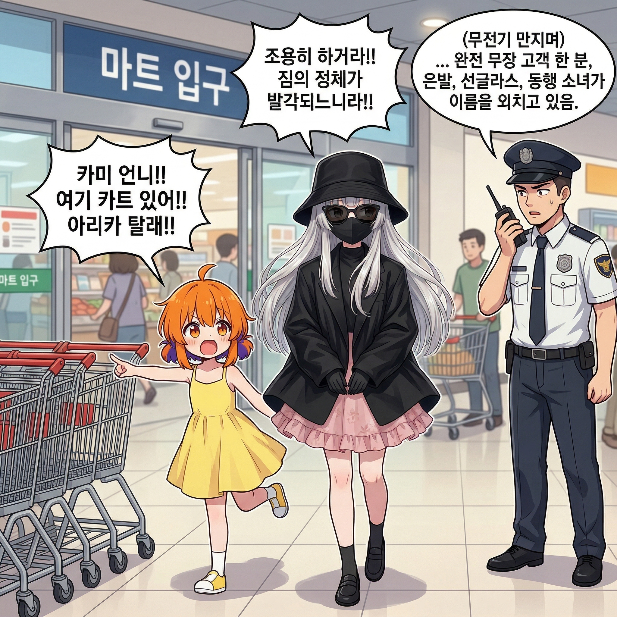 117화: 벚꽃 아래의 게릴라 (부제: 꽃구경 왔다가 팬미팅이 되었다) 004컷
