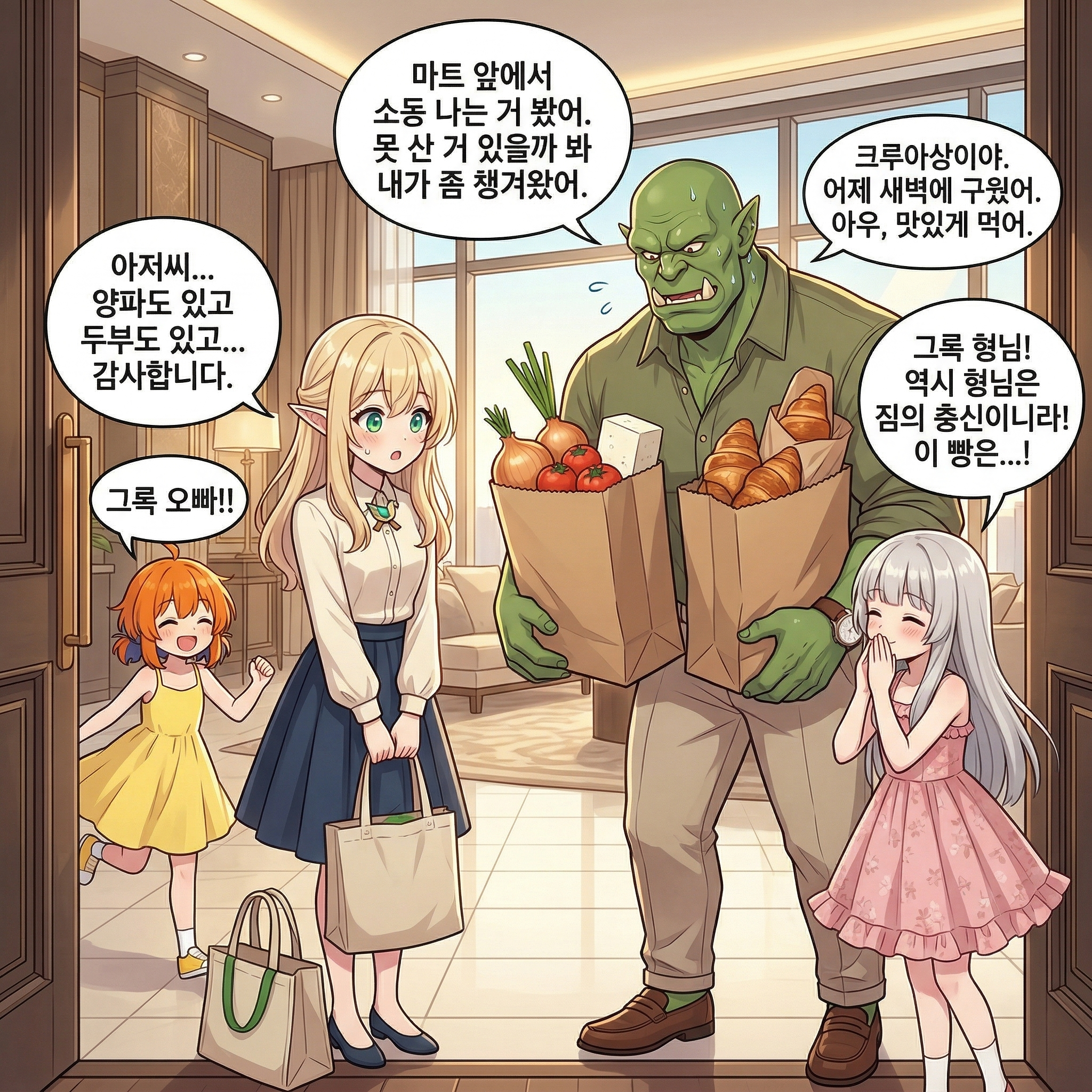 117화: 벚꽃 아래의 게릴라 (부제: 꽃구경 왔다가 팬미팅이 되었다) 009컷