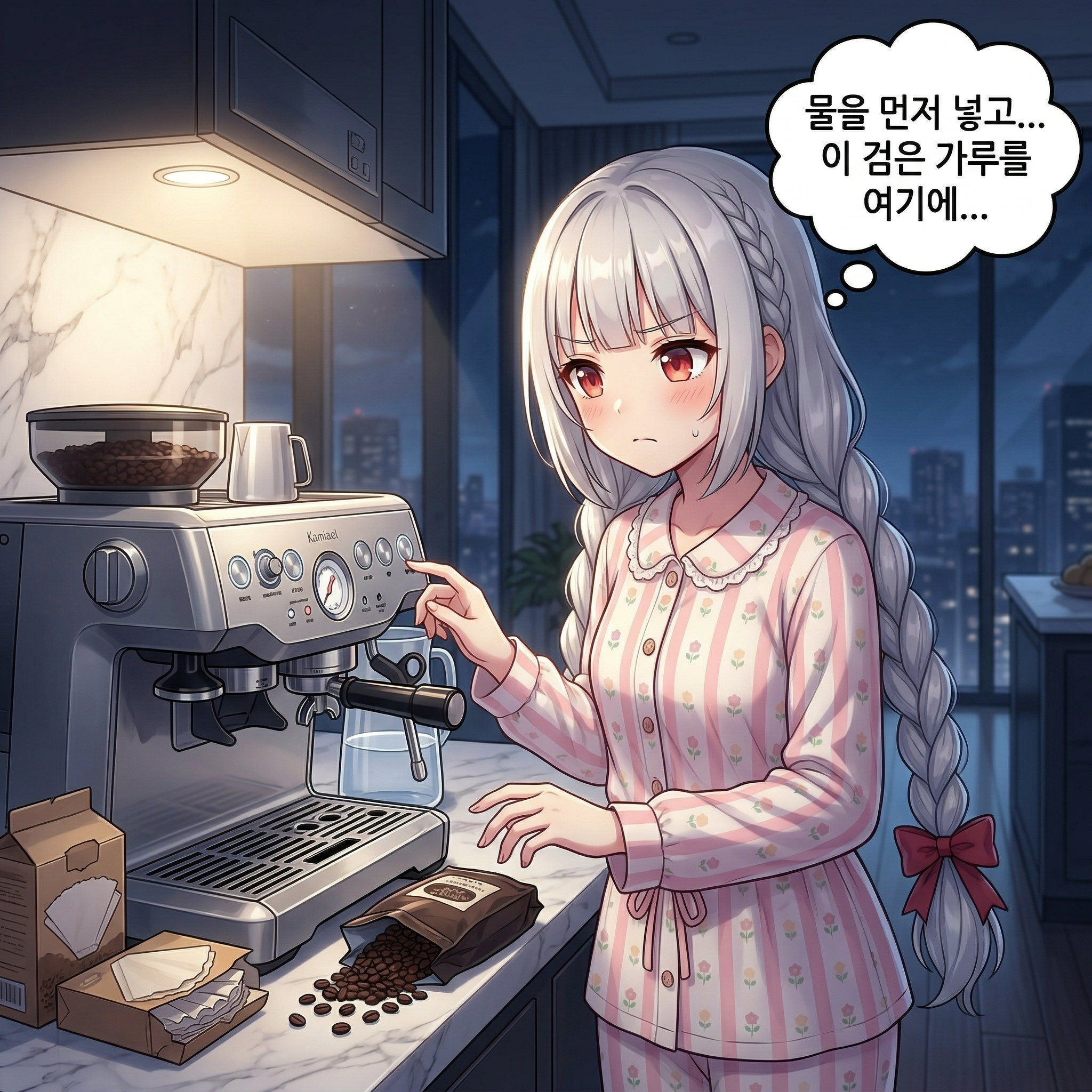 122화: 무대 뒤의 세 컵 (부제: 다시, 바쁜 아침) 003컷