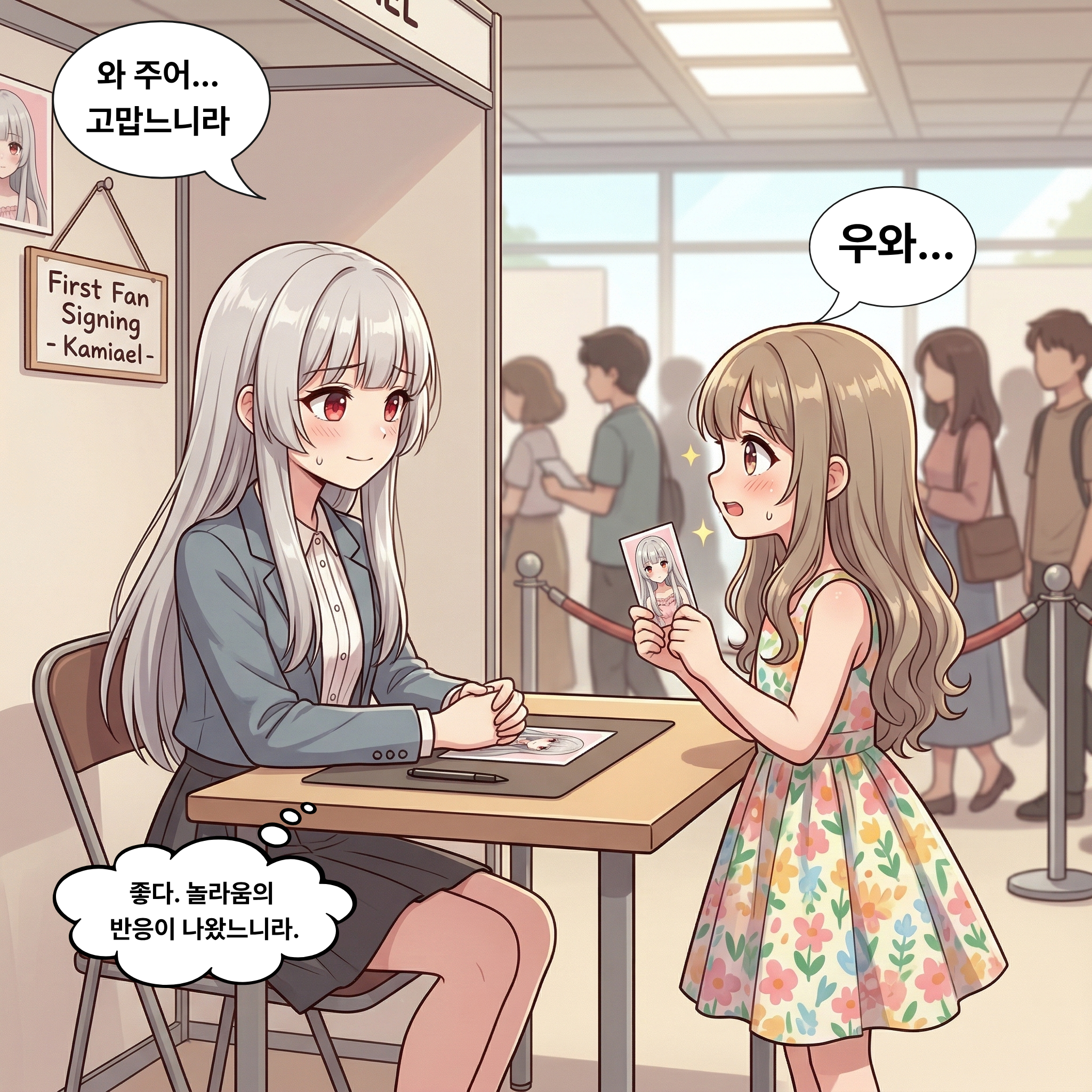 125화: 봄바람과 앞머리 (부제: 위엄은 지켰는데 머리는 못 지켰습니다) 004컷