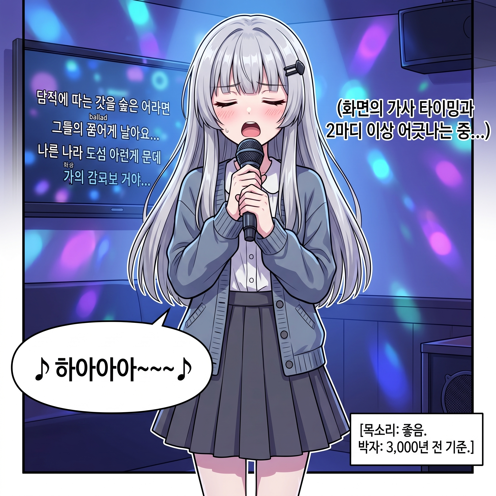 131화: 왕의 보컬 특훈 (부제: 이어폰은 꼈지만 자존심은 안 숨겨집니다) 003컷