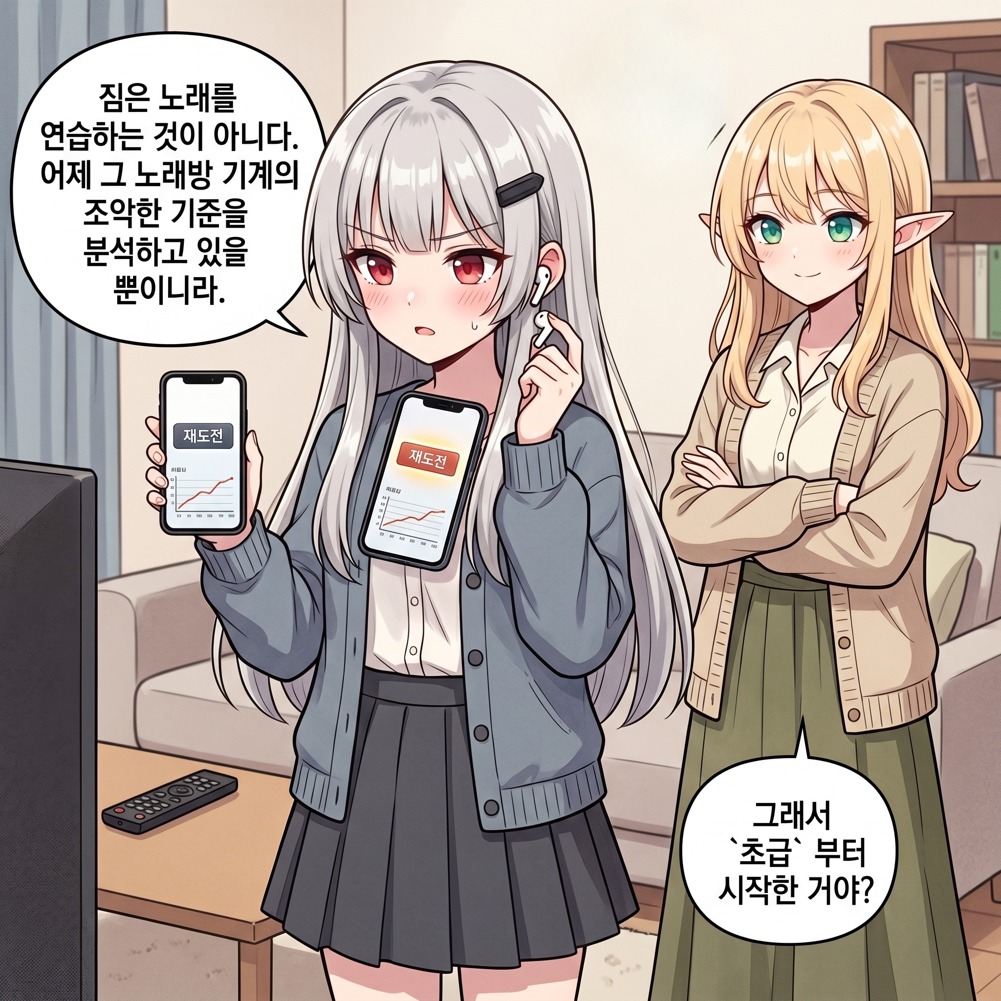 132화: 왕의 노래방 리벤지 (부제: 52점은 과거이니라) 004컷