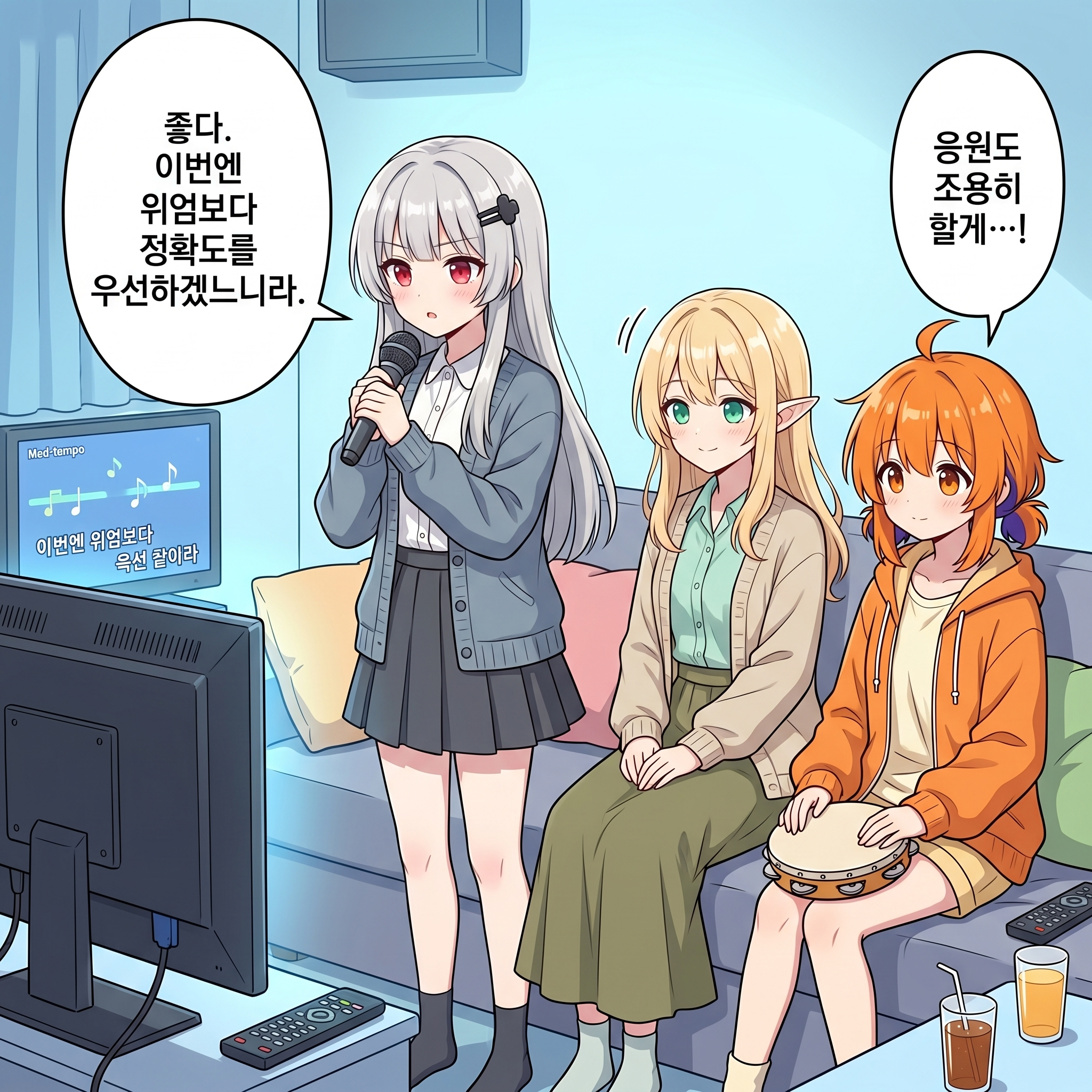 133화: 왕의 녹음실 복귀 (부제: 이제 기계가 짐의 박자를 받아 적느니라) 009컷