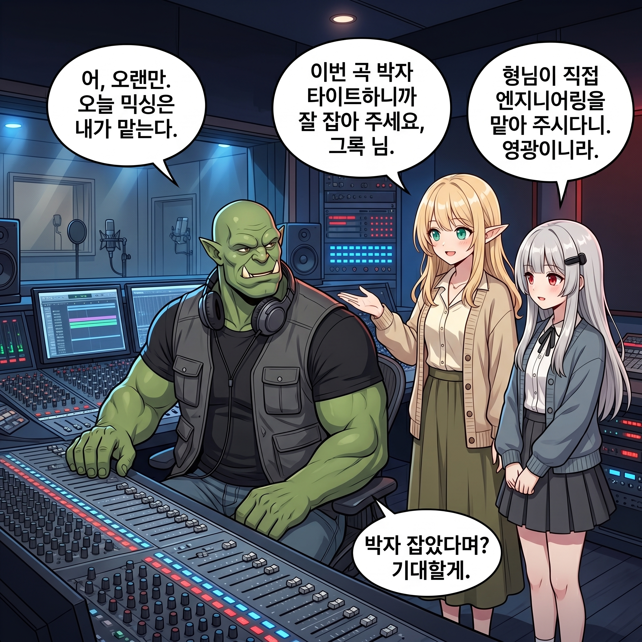 134화: 왕의 뮤직비디오 촬영 (부제: 드디어 감정을 써도 되느니라) 002컷