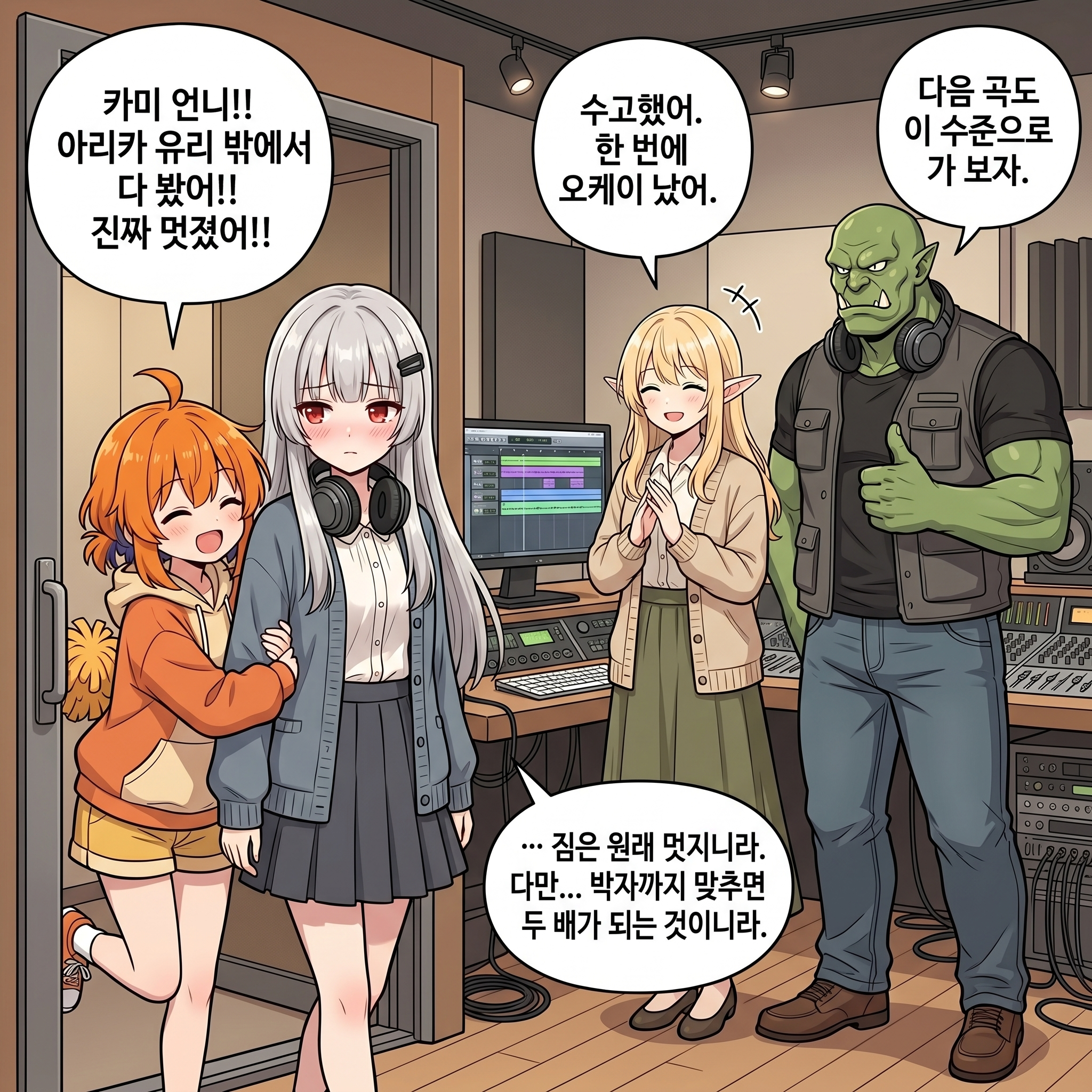 134화: 왕의 뮤직비디오 촬영 (부제: 드디어 감정을 써도 되느니라) 009컷