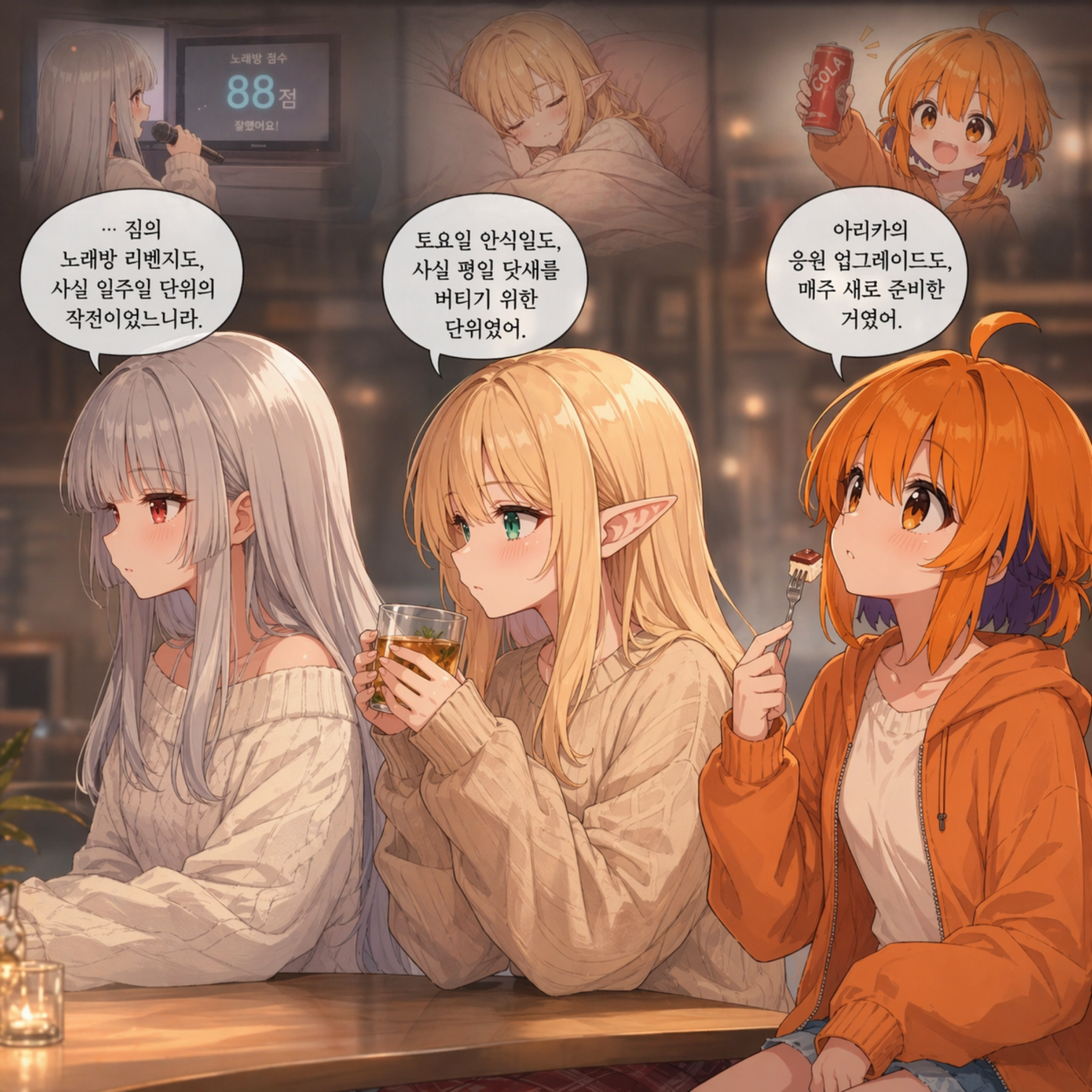 140화: 플래그십 재녹음 (부제: 짐이 힘을 빼는 데 사흘이 걸렸느니라) 007컷