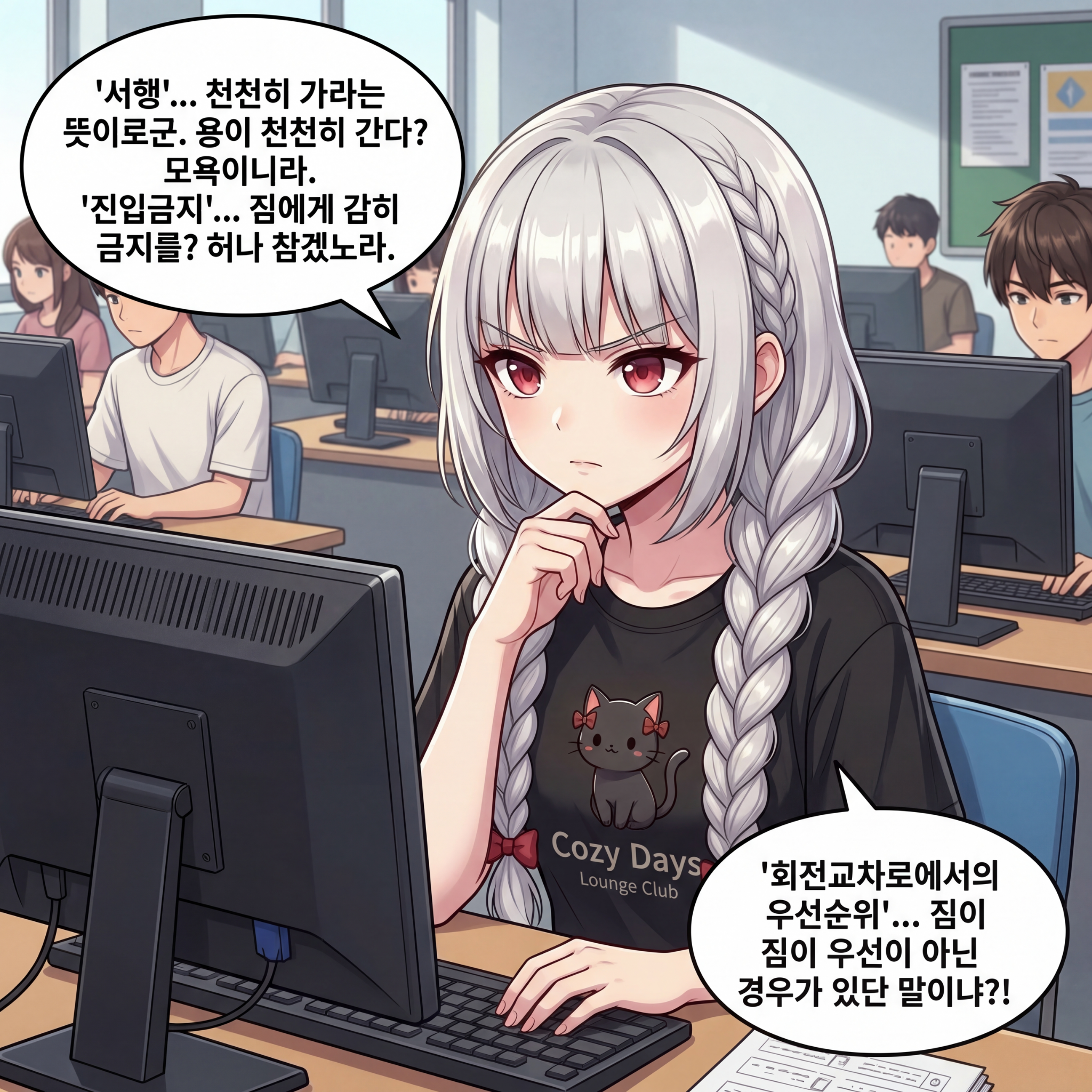 105화: 불새의 첫 등교 (부제: 아이돌이 초등학교에 가면) 002컷
