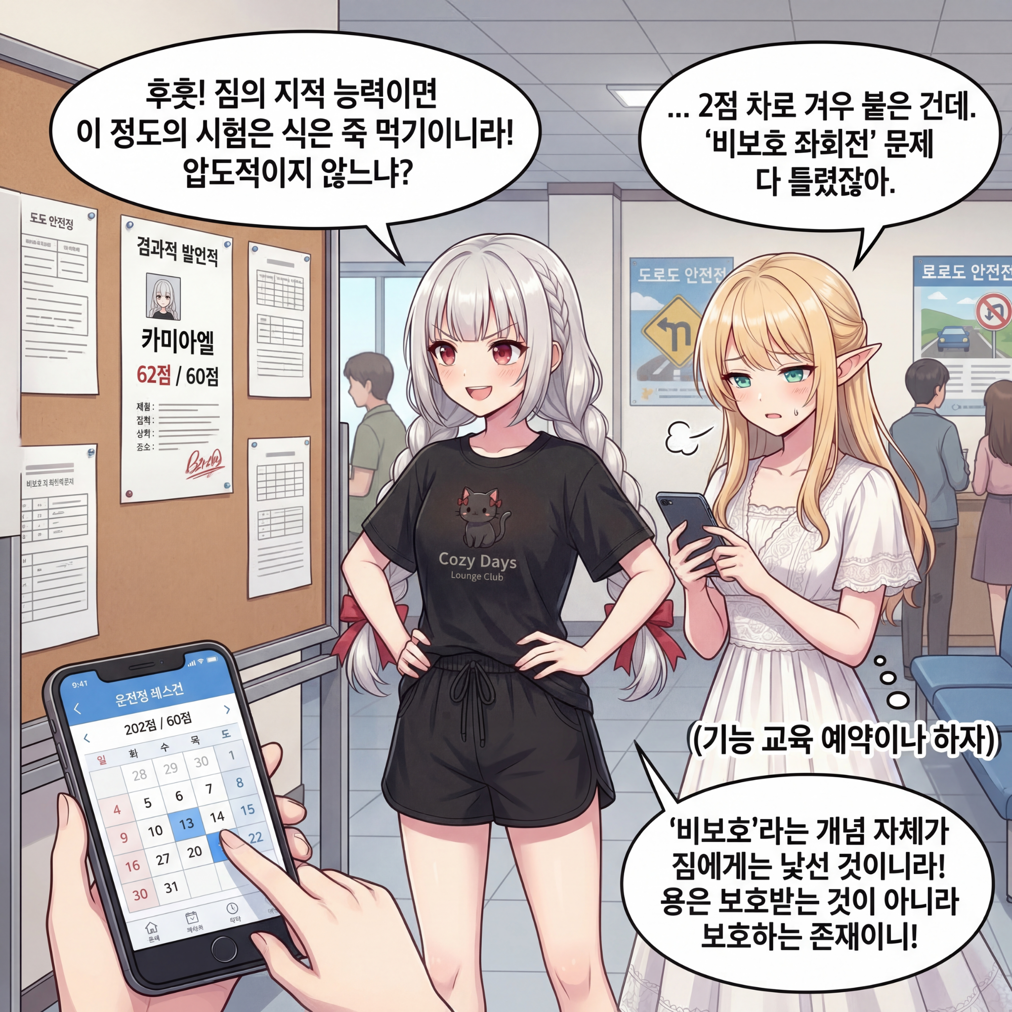 105화: 불새의 첫 등교 (부제: 아이돌이 초등학교에 가면) 003컷