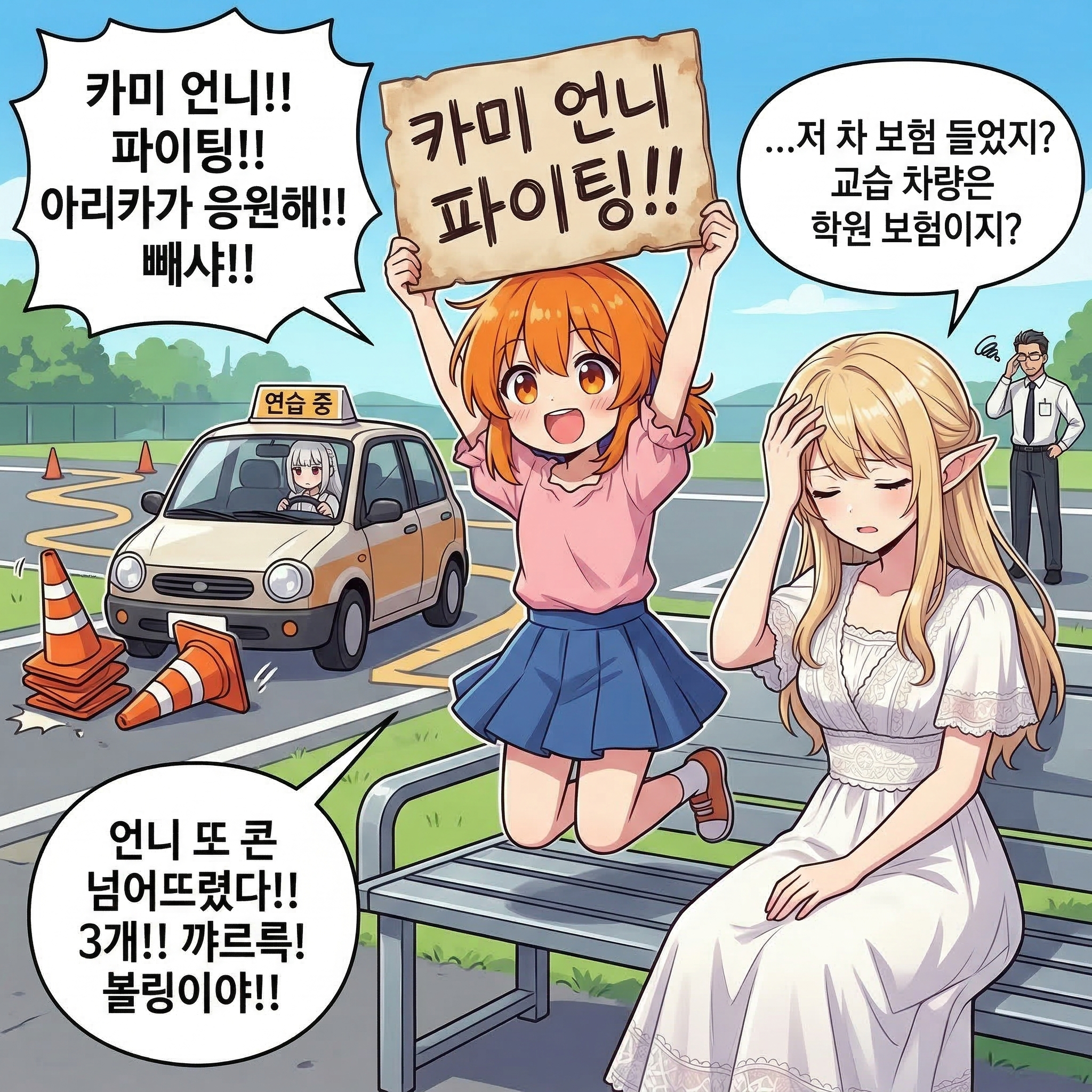 105화: 불새의 첫 등교 (부제: 아이돌이 초등학교에 가면) 008컷