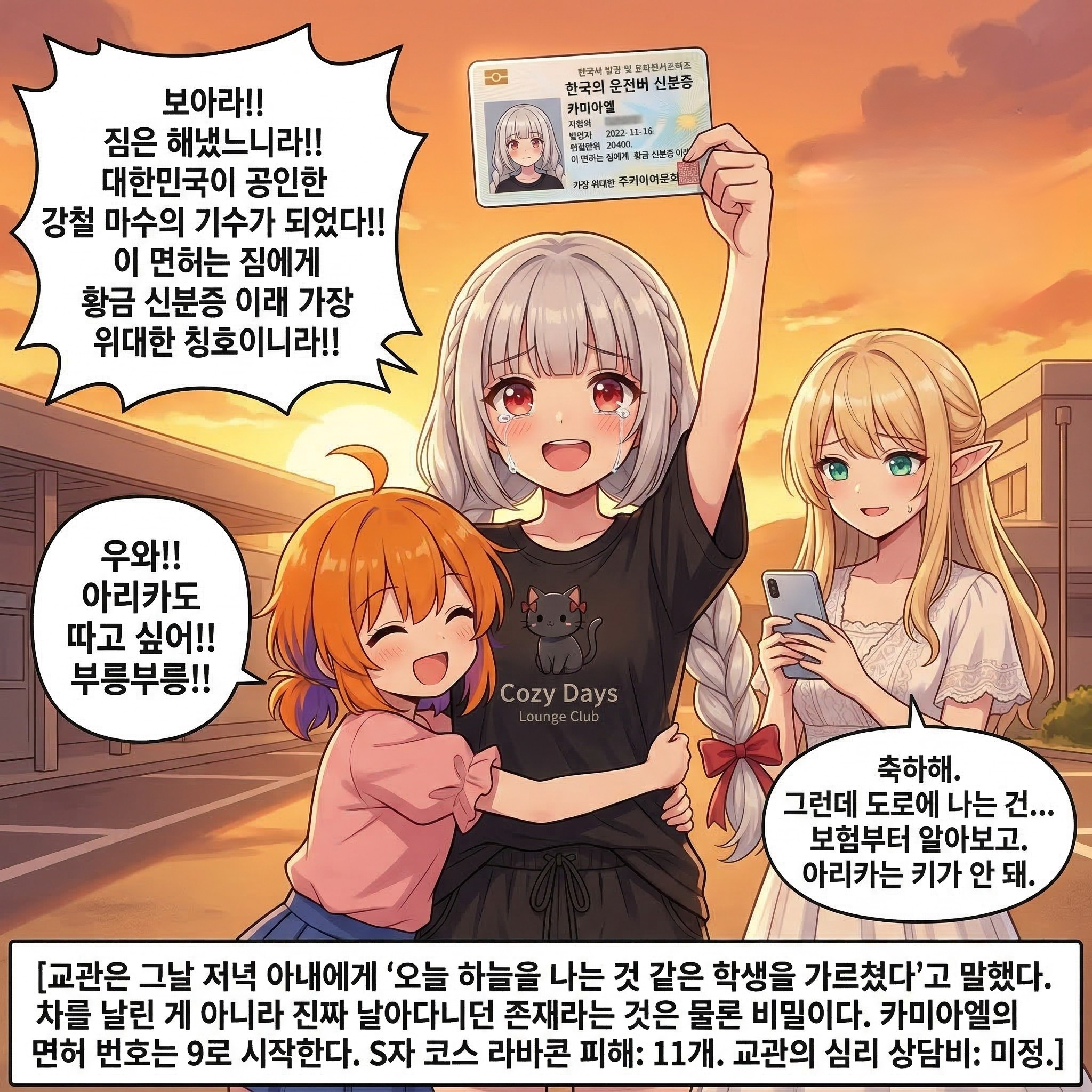 105화: 불새의 첫 등교 (부제: 아이돌이 초등학교에 가면) 010컷